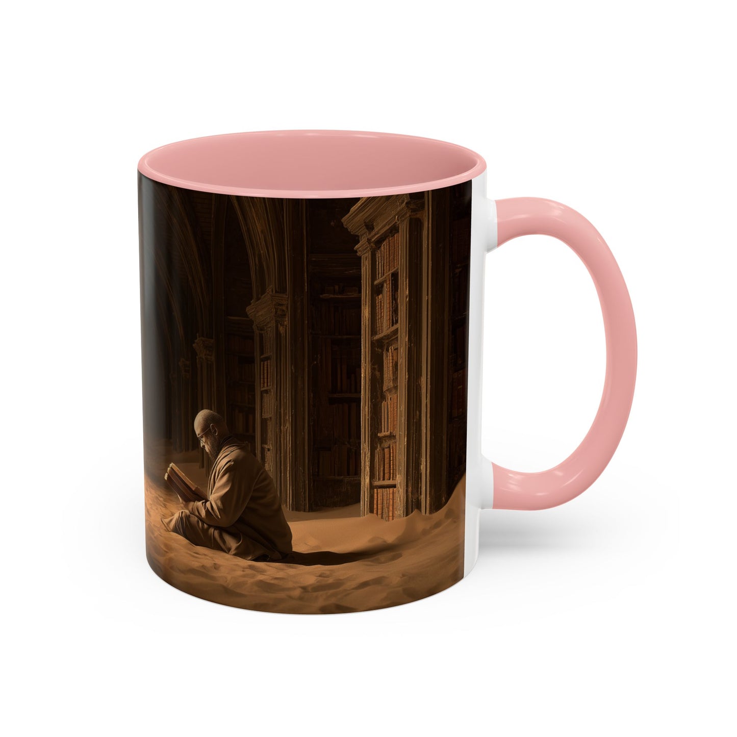Deep Focus Mug (USA) - Classical Music for Thinking Mug, Peaceful Library Mug, Nature Library Mug, Apocalyptic Library Mug