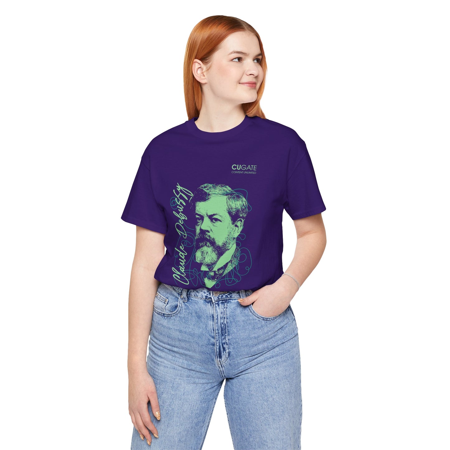 Debussy T-Shirt (Dark): Classical Music T-Shirt, Debussy Shirt, Claude Debussy Gift, Debussy Tribute Tee
