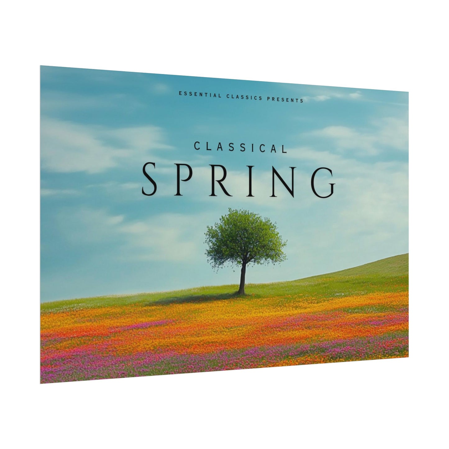 Sounds like Spring Poster - Vibrant, Fresh, Energy Poster, Energetic Classical Music Poster