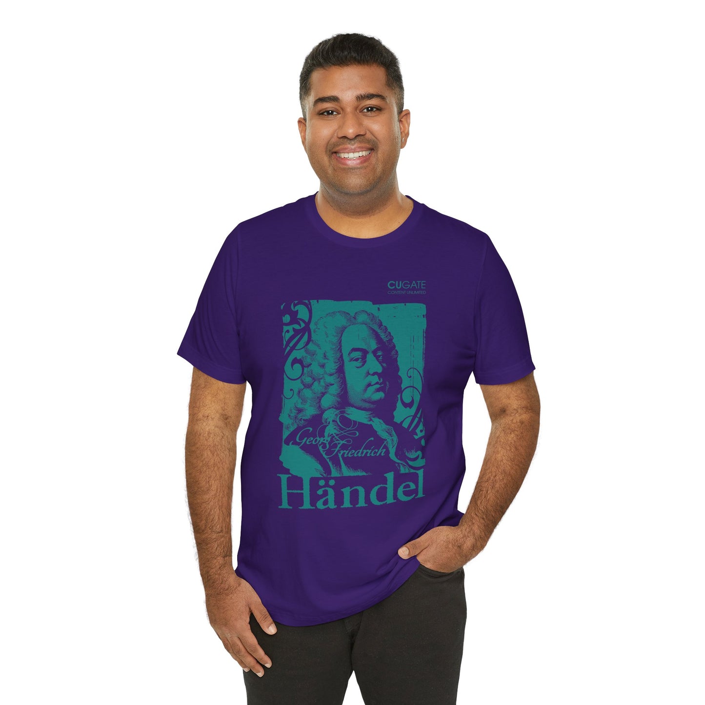 Händel T-Shirt (Dark): Classical Music T-Shirt, Händel Shirt, Georg Friedrich Händel Gift, Händel Tribute Tee