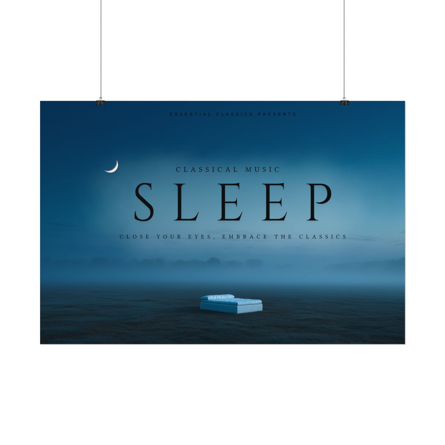 Mystical Nights - Night Time Poster, Sleepy Time Print, Sweet DreamsPoster, Evening Print, Classical Music for Sleep Print