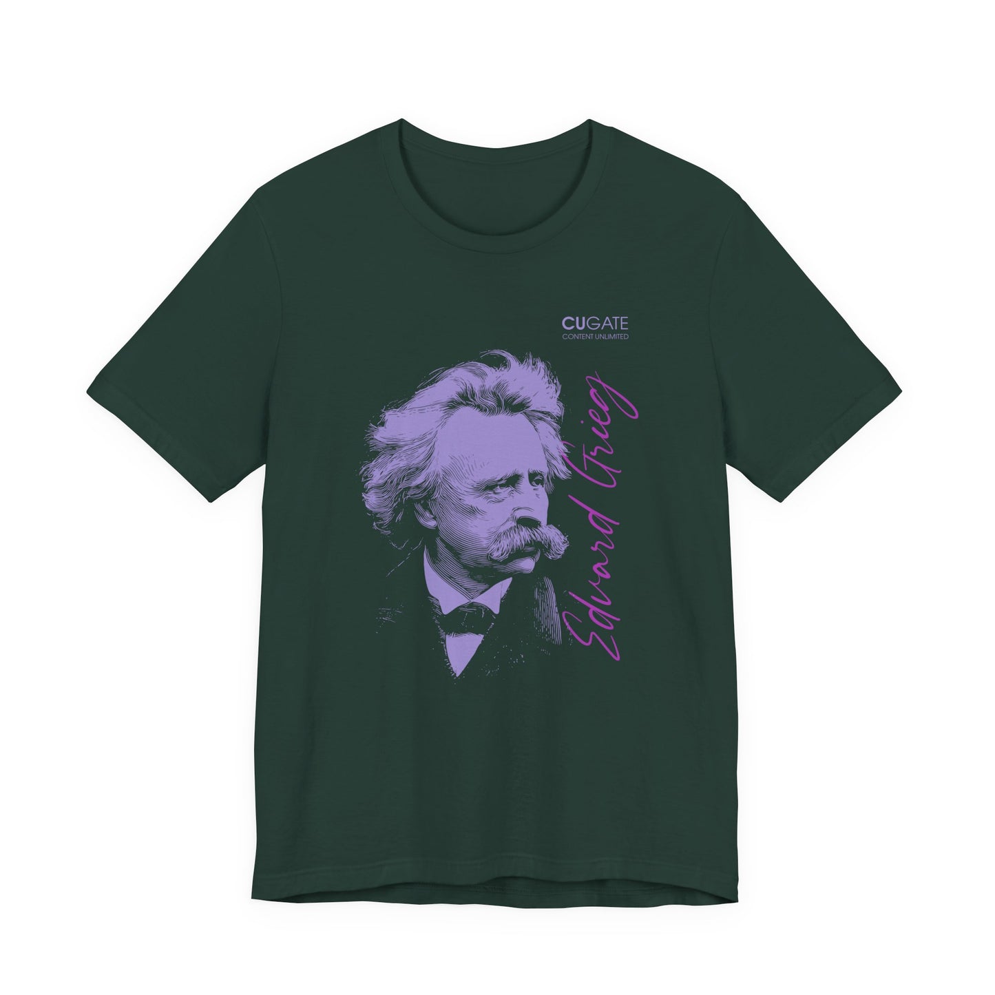 Grieg T-Shirt (Dark): Classical Music T-Shirt, Grieg Shirt, Music T-Shirt Gift, Norwegian Folk Music Tee, Scandinavian Classic Music Shirt