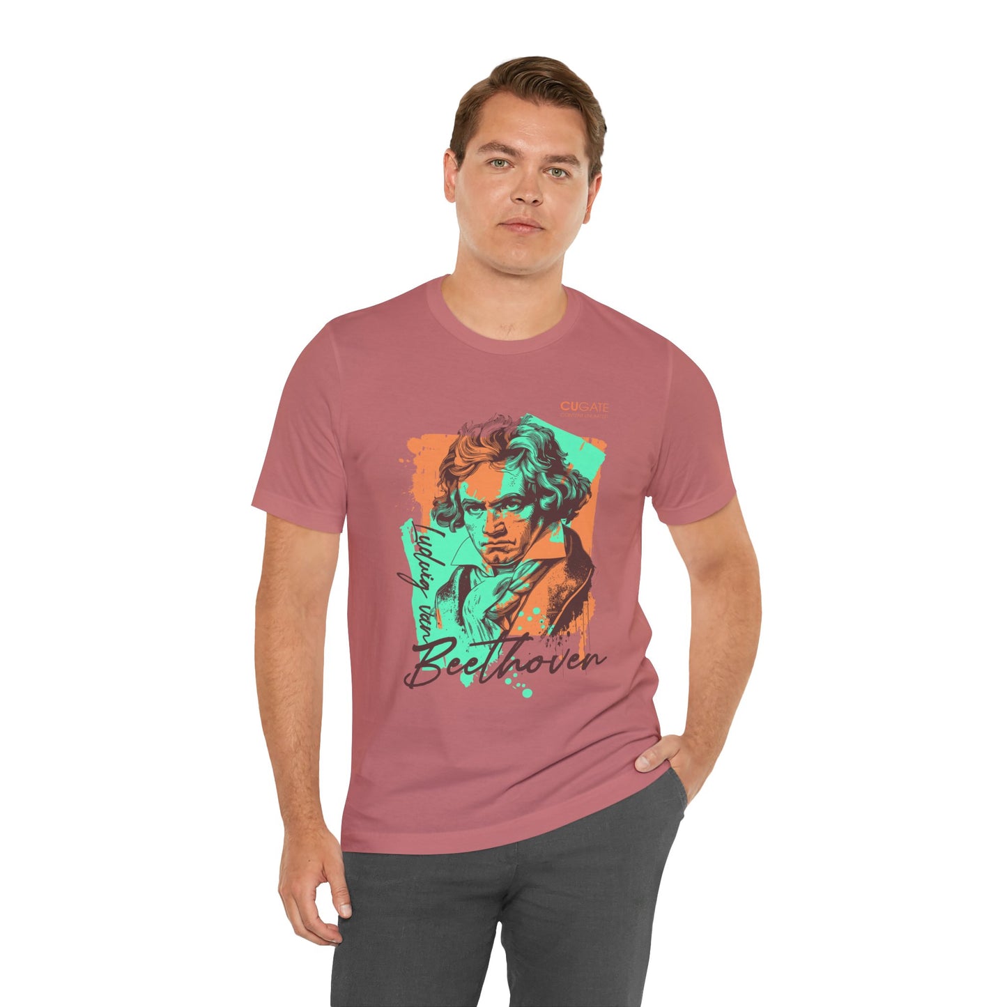 Beethoven T-Shirt (Light) : Classical Music T-Shirt, Beethoven Shirt, Ludwig van Beethoven Gift