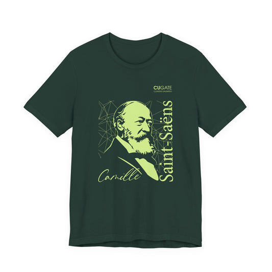 Saint-Saëns T-Shirt (Dark): Classical Composer T-Shirt, Classical Music Shirt, Camille Saint-Saëns Tribute Tee