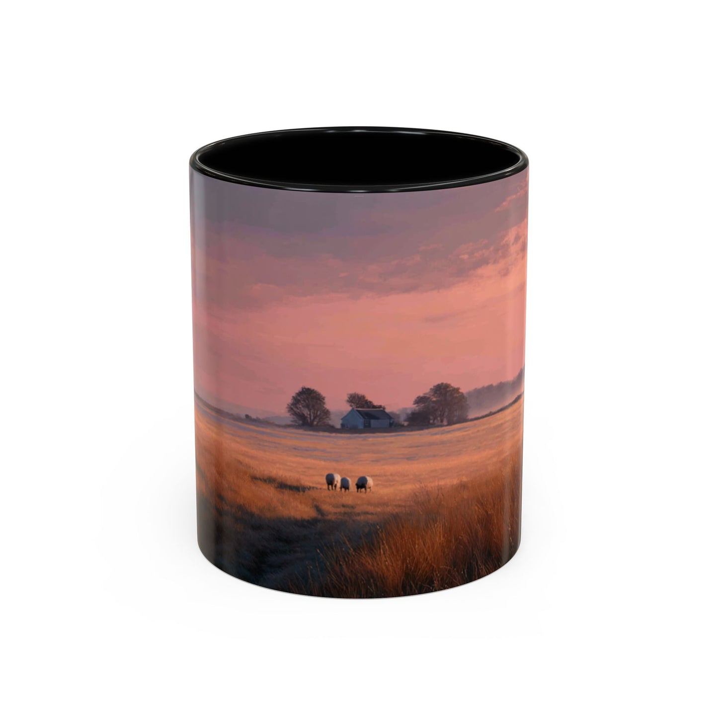 Slow Living Mug (EU) - Relaxation and Meditation Mug, Peaceful Countryside Mug, Farm and Country Mug