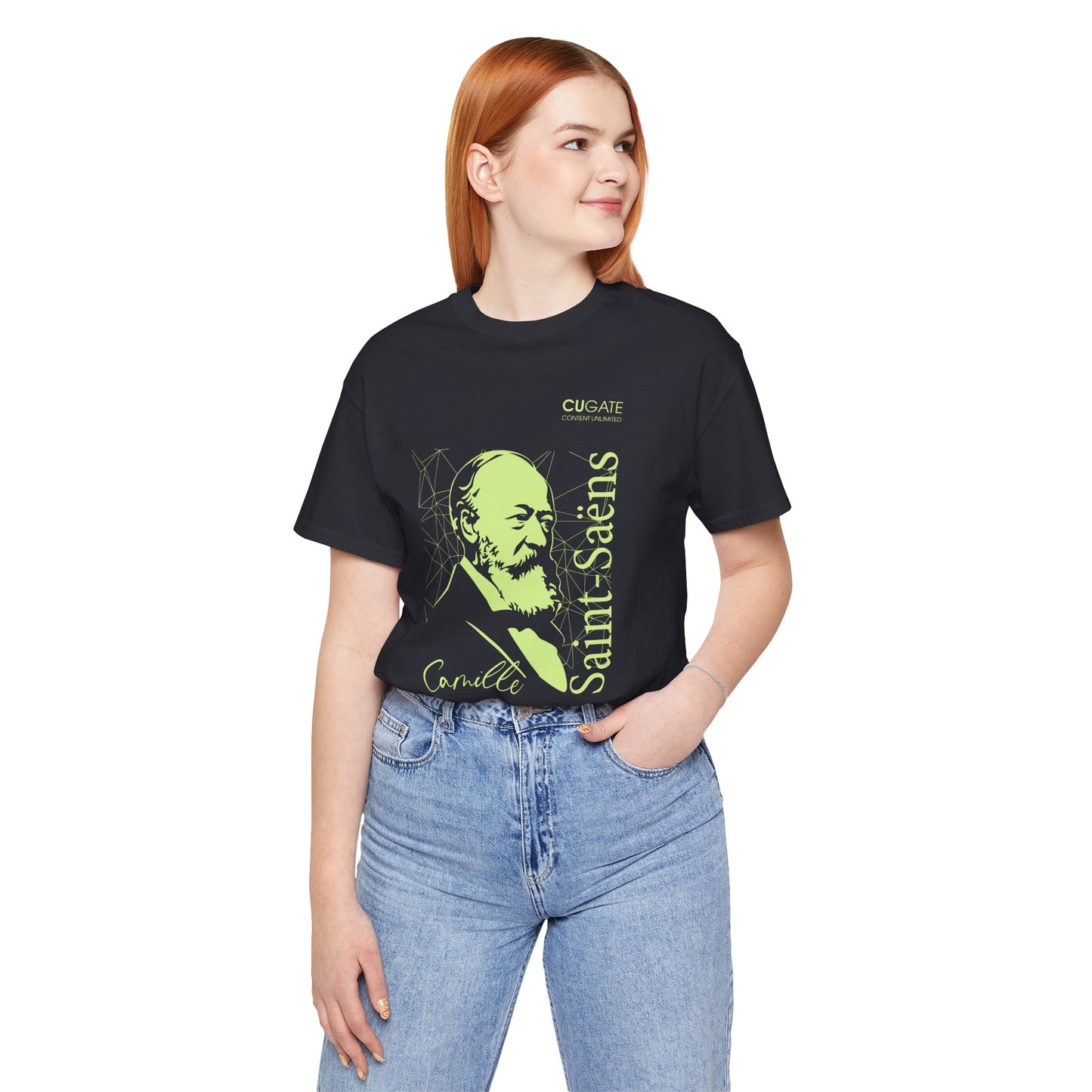 Saint-Saëns T-Shirt (Dark): Classical Composer T-Shirt, Classical Music Shirt, Camille Saint-Saëns Tribute Tee