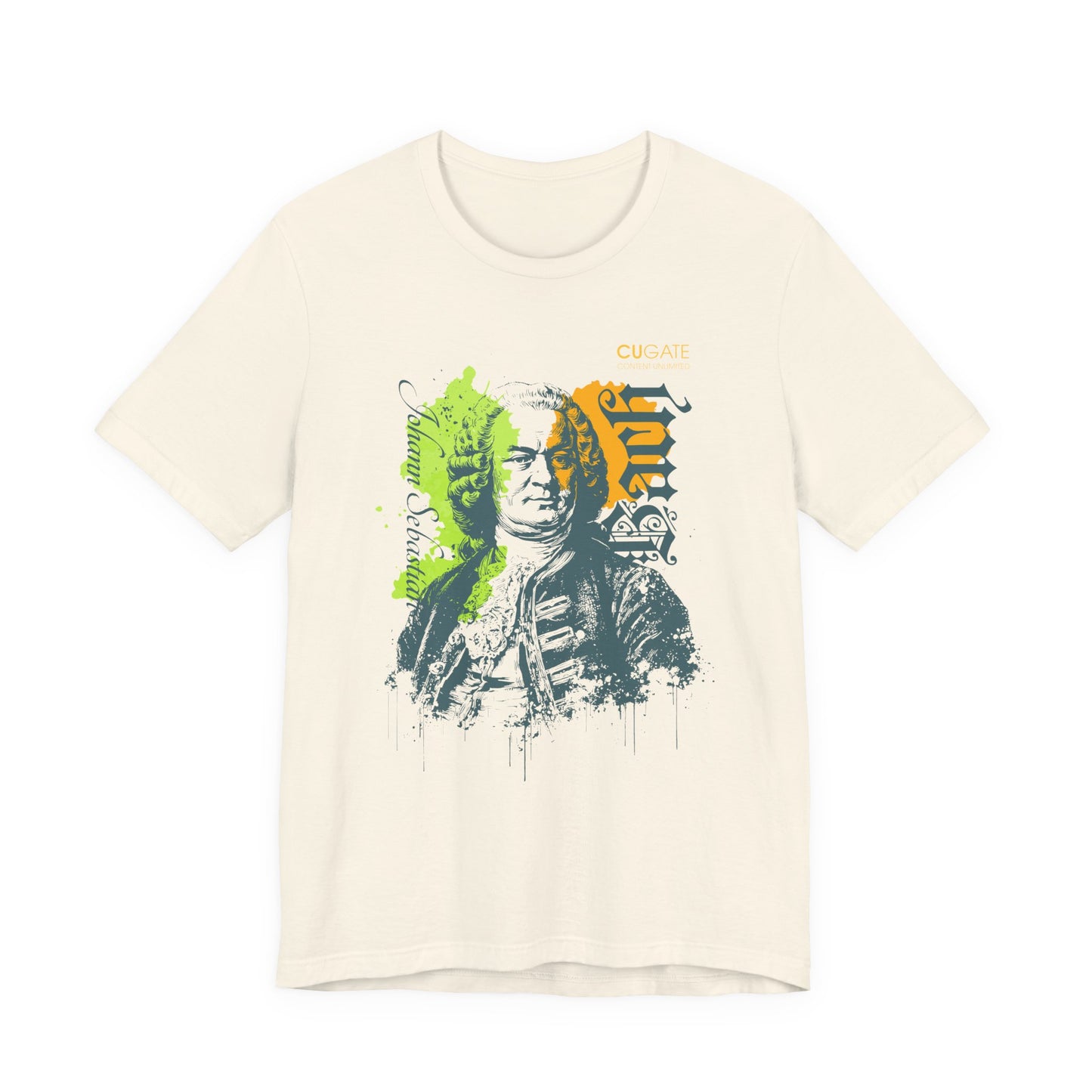 Bach T-Shirt (Light): Classical Music T-Shirt, Bach Shirt, Johann Sebastian Bach Gift