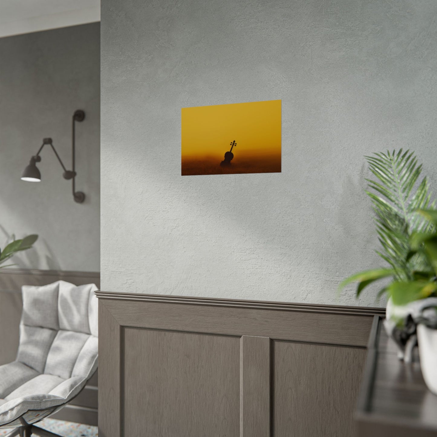 Without Words: Summer & Strings - Classical Violin Poster, Summer Print, Classical Music Print, Calm Music Poster, Stings Lover Print