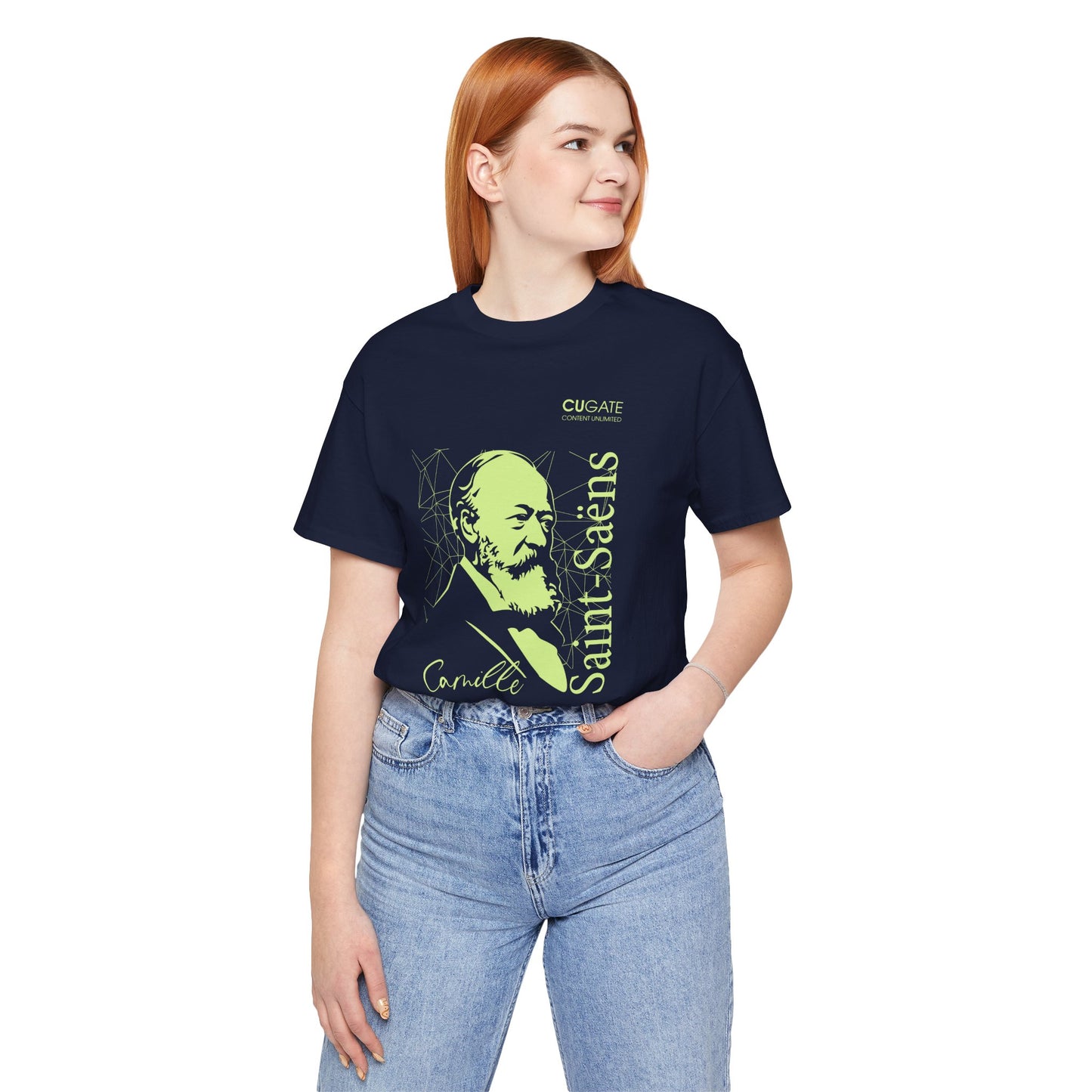 Saint-Saëns T-Shirt (Dark): Classical Composer T-Shirt, Classical Music Shirt, Camille Saint-Saëns Tribute Tee
