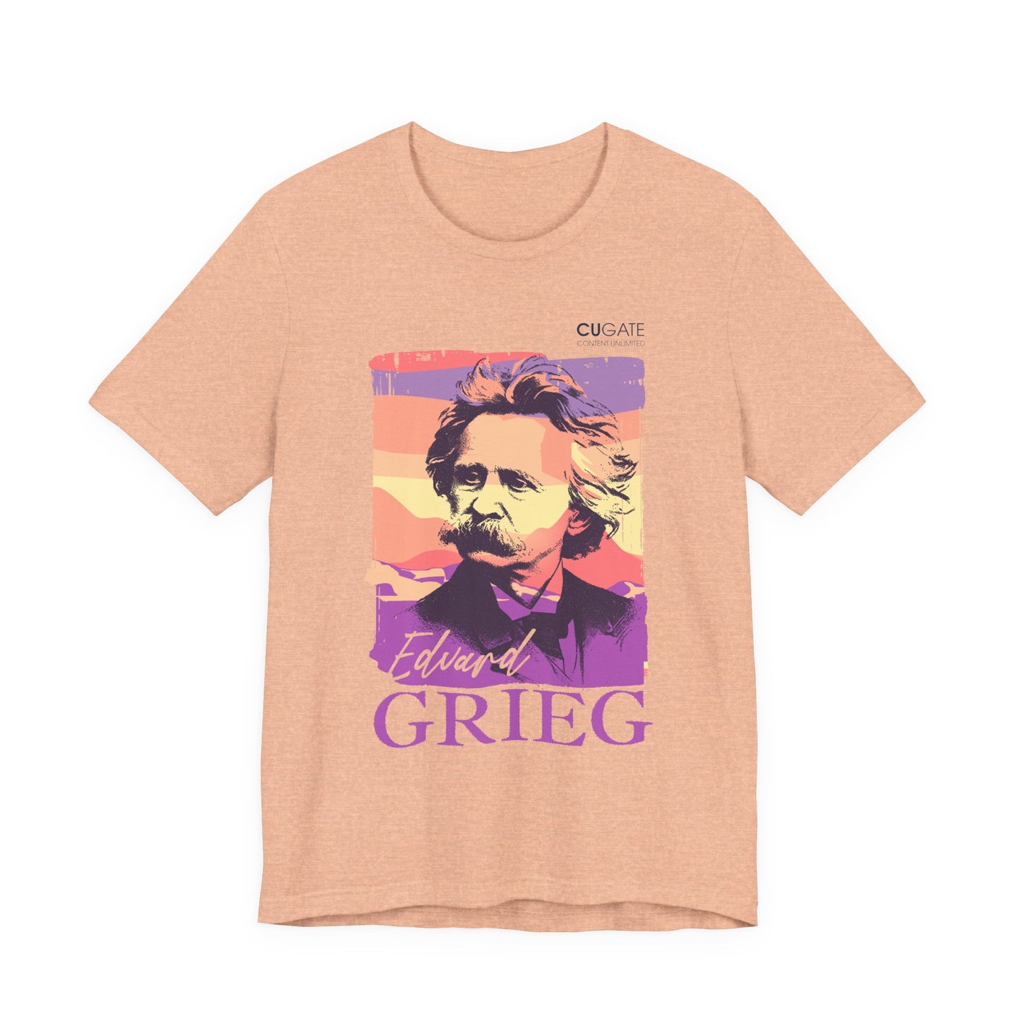 Grieg T-Shirt (Light): Classical Music T-Shirt, Grieg Shirt, Music T-Shirt Gift, Norwegian Folk Music Tee, Scandinavian Classic Music Shirt