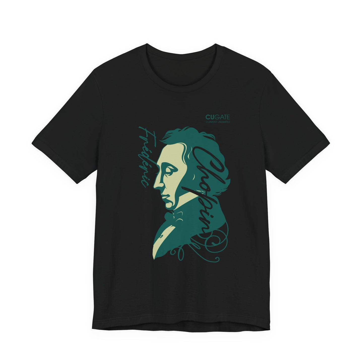 Chopin T-Shirt (Dark): Classical Music T-Shirt, Chopin Shirt, Frédéric Chopin Gift