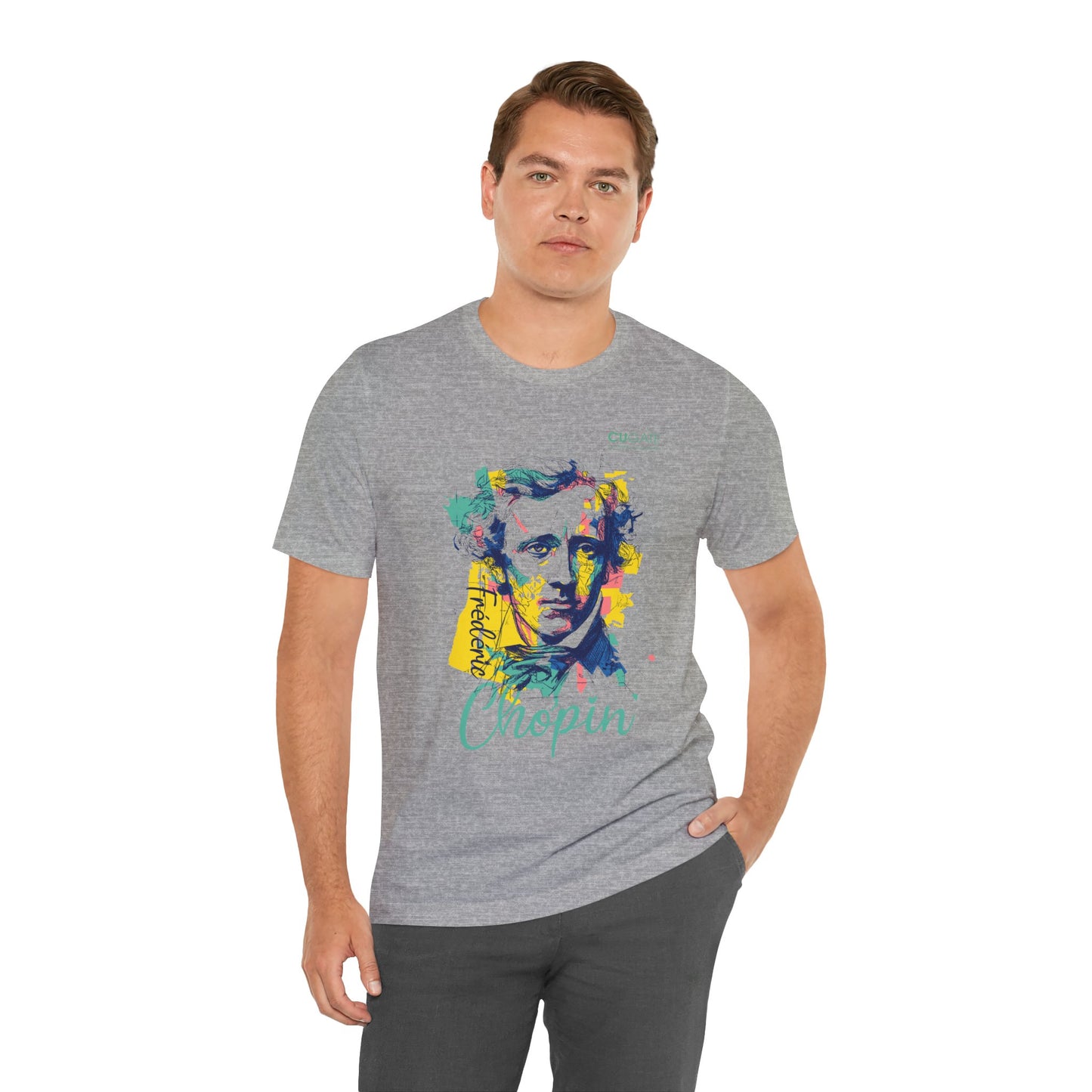 Chopin T-Shirt (Light): Classical Music T-Shirt, Chopin Shirt, Frédéric Chopin Gift