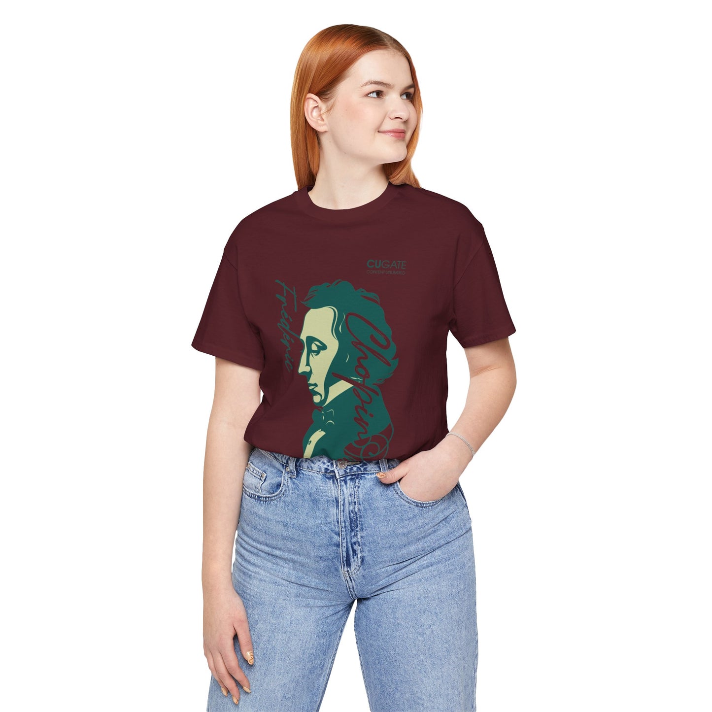 Chopin T-Shirt (Dark): Classical Music T-Shirt, Chopin Shirt, Frédéric Chopin Gift