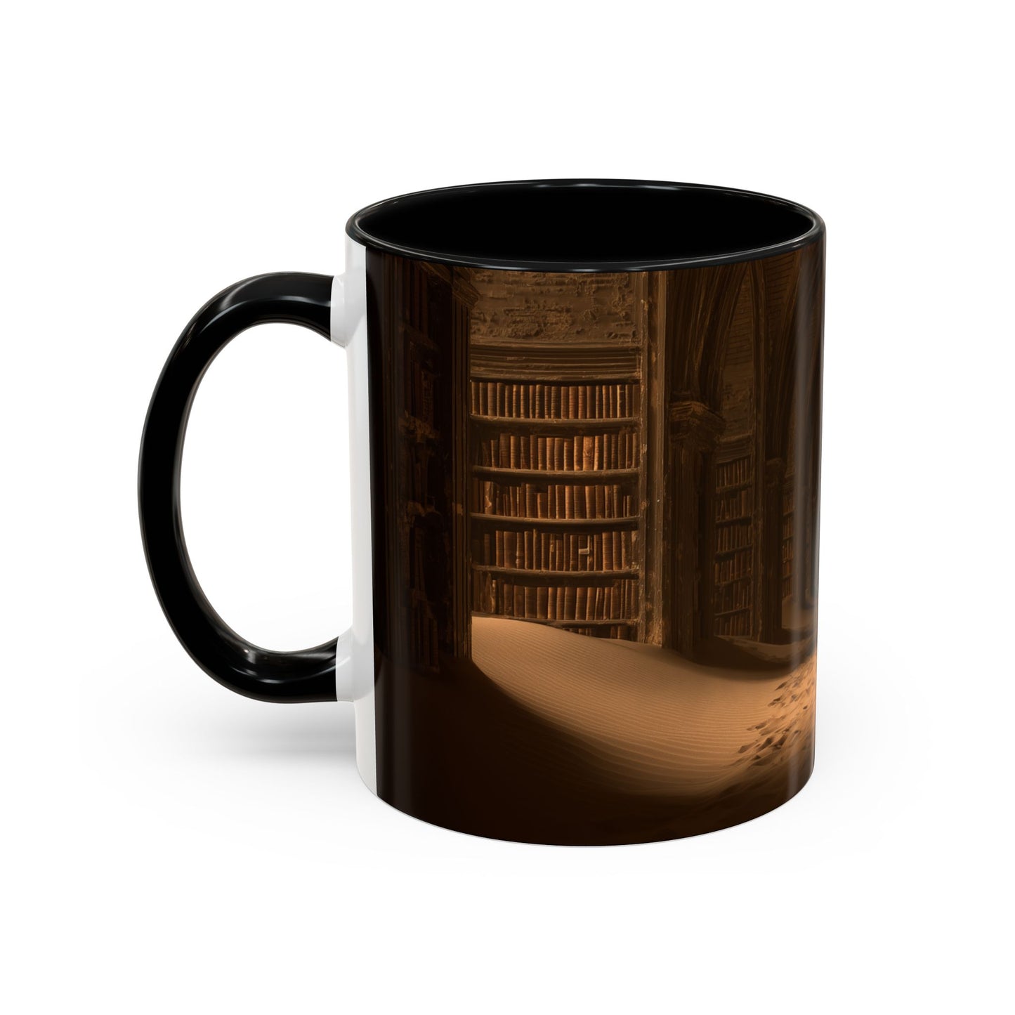 Deep Focus Mug (USA) - Classical Music for Thinking Mug, Peaceful Library Mug, Nature Library Mug, Apocalyptic Library Mug