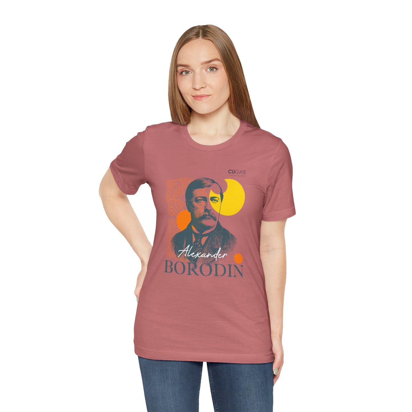 Borodin T-Shirt (Light): Classical Music T-Shirt, Borodin Shirt, Alexander Borodin Gift