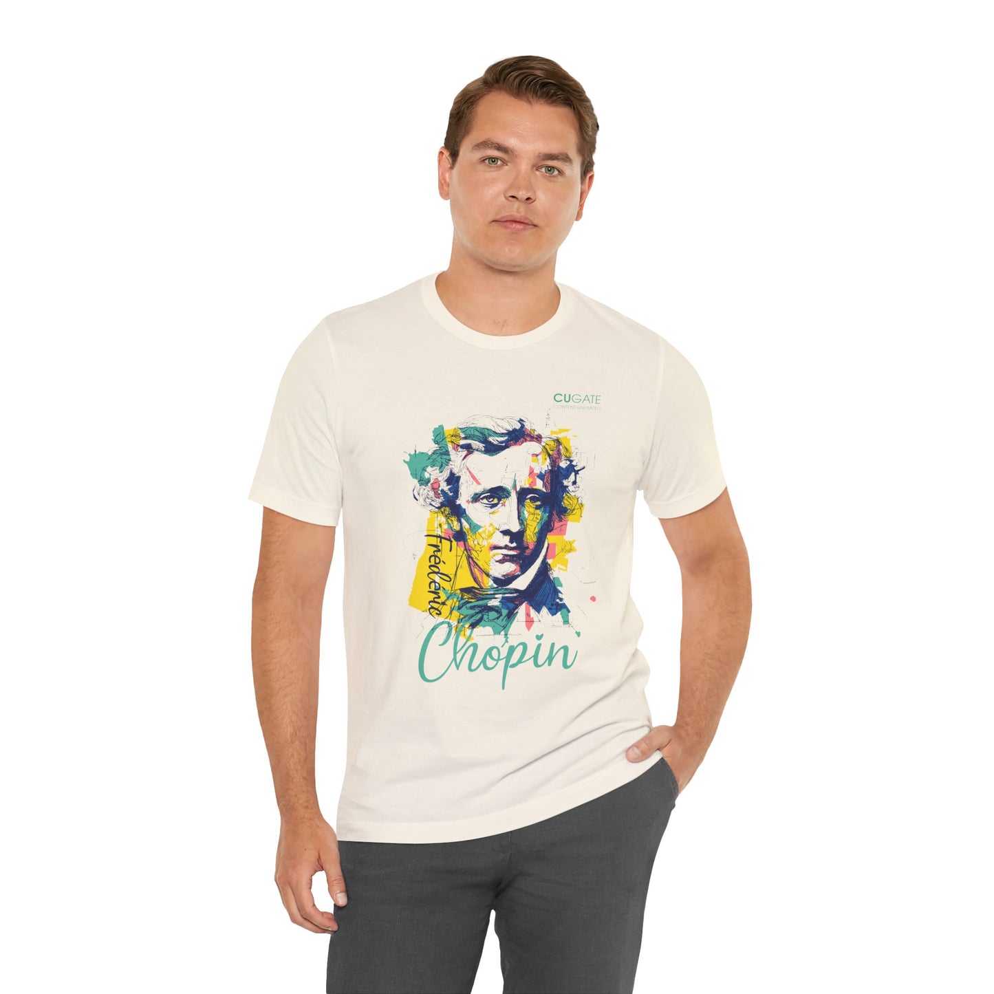 Chopin T-Shirt (Light): Classical Music T-Shirt, Chopin Shirt, Frédéric Chopin Gift