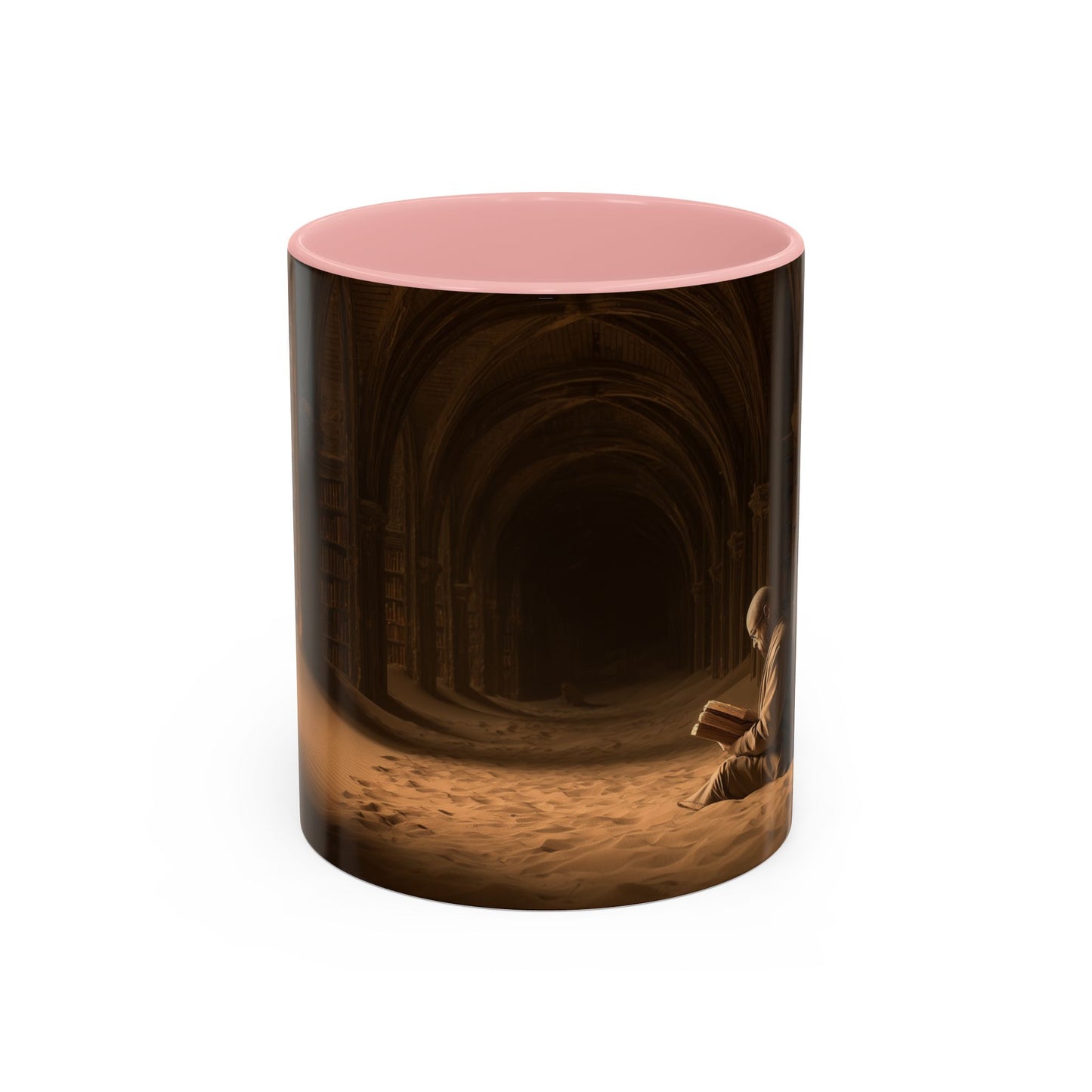 Deep Focus Mug (USA) - Classical Music for Thinking Mug, Peaceful Library Mug, Nature Library Mug, Apocalyptic Library Mug