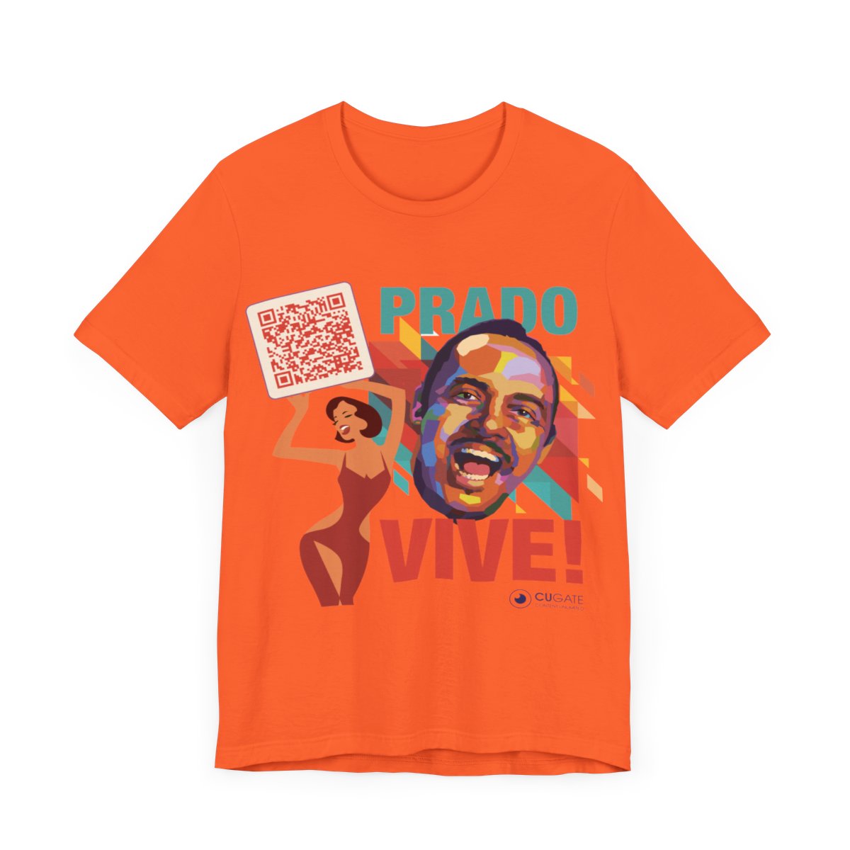 Mambo - Prado Vive T-Shirt, Mambo T-Shirt Latin Music T-Shirt (QR-Playlist Included)