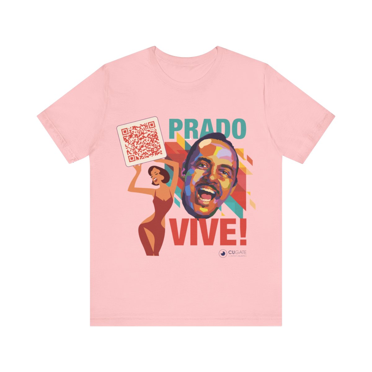 Mambo - Prado Vive T-Shirt, Mambo T-Shirt Latin Music T-Shirt (QR-Playlist Included)