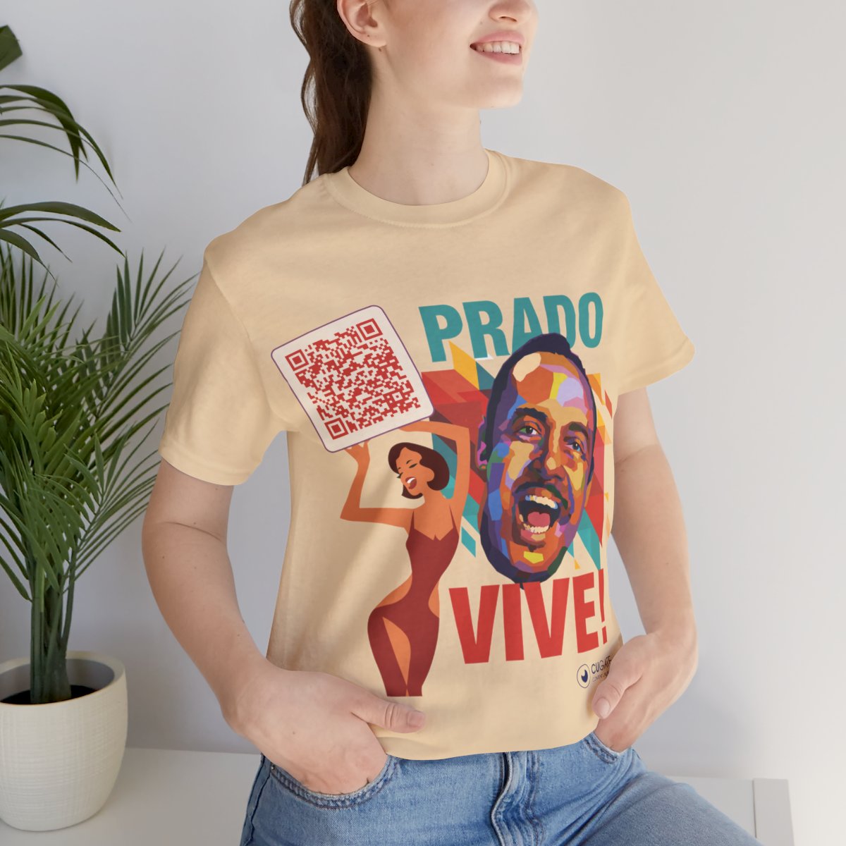 Mambo - Prado Vive T-Shirt, Mambo T-Shirt Latin Music T-Shirt (QR-Playlist Included)