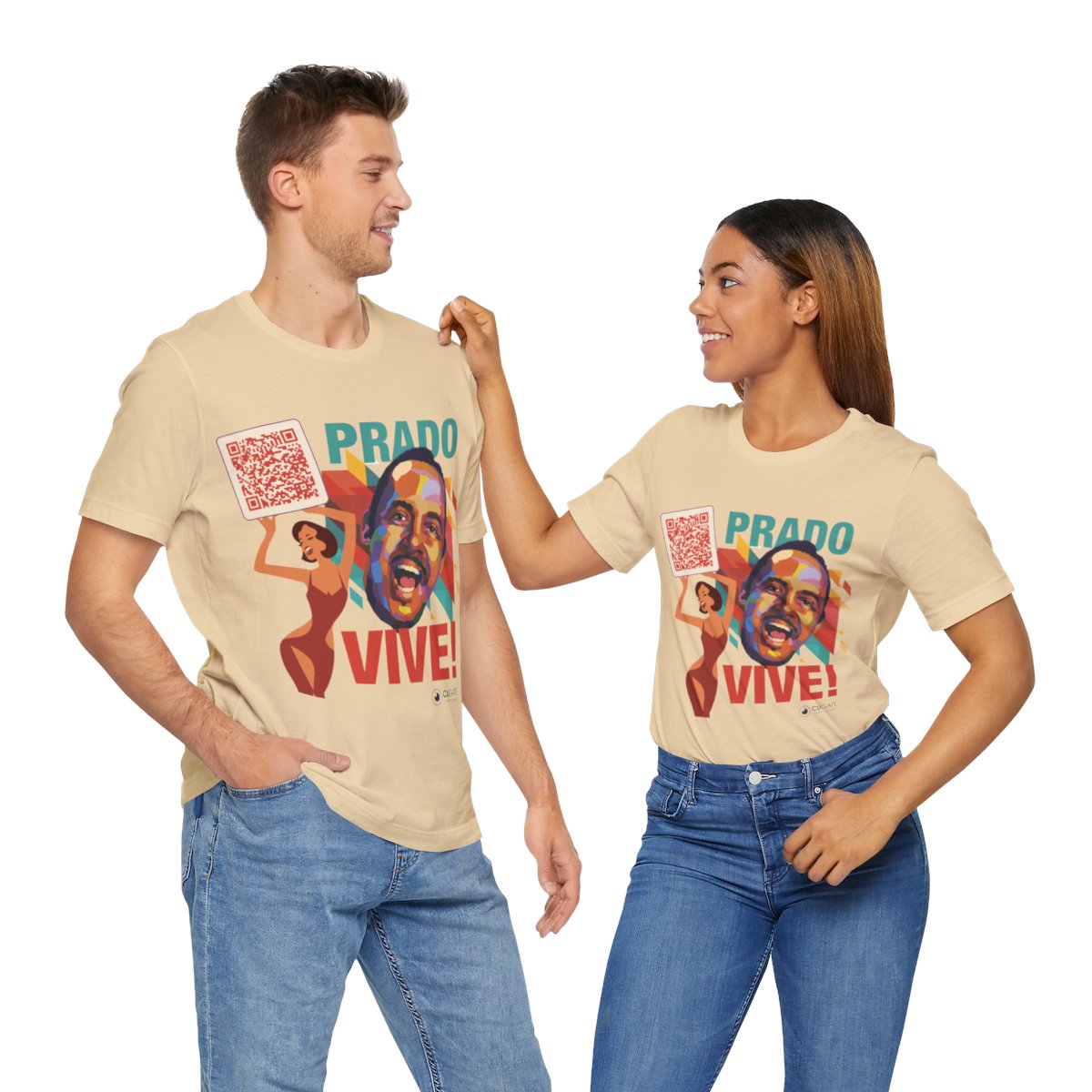 Mambo - Prado Vive T-Shirt, Mambo T-Shirt Latin Music T-Shirt (QR-Playlist Included)