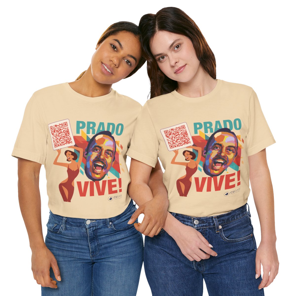 Mambo - Prado Vive T-Shirt, Mambo T-Shirt Latin Music T-Shirt (QR-Playlist Included)