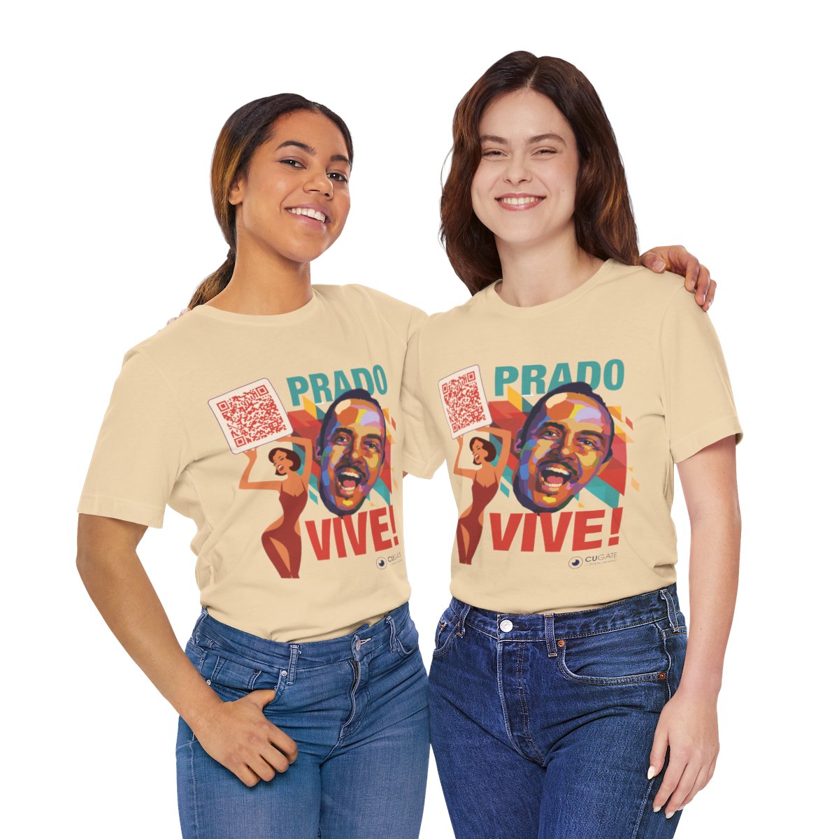 Mambo - Prado Vive T-Shirt, Mambo T-Shirt Latin Music T-Shirt (QR-Playlist Included)