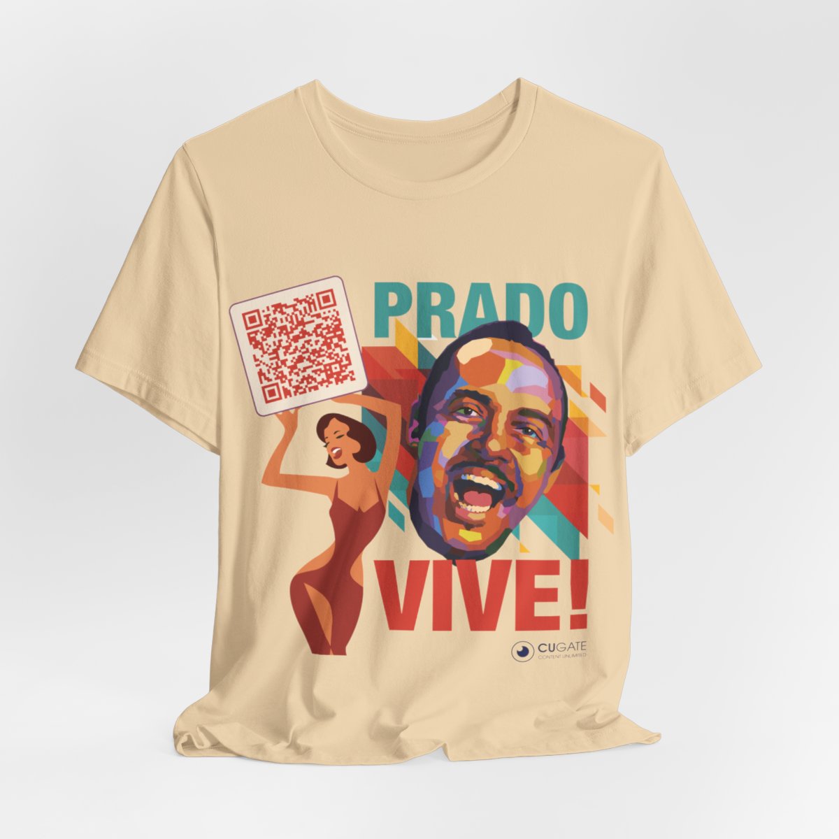 Mambo - Prado Vive T-Shirt, Mambo T-Shirt Latin Music T-Shirt (QR-Playlist Included)