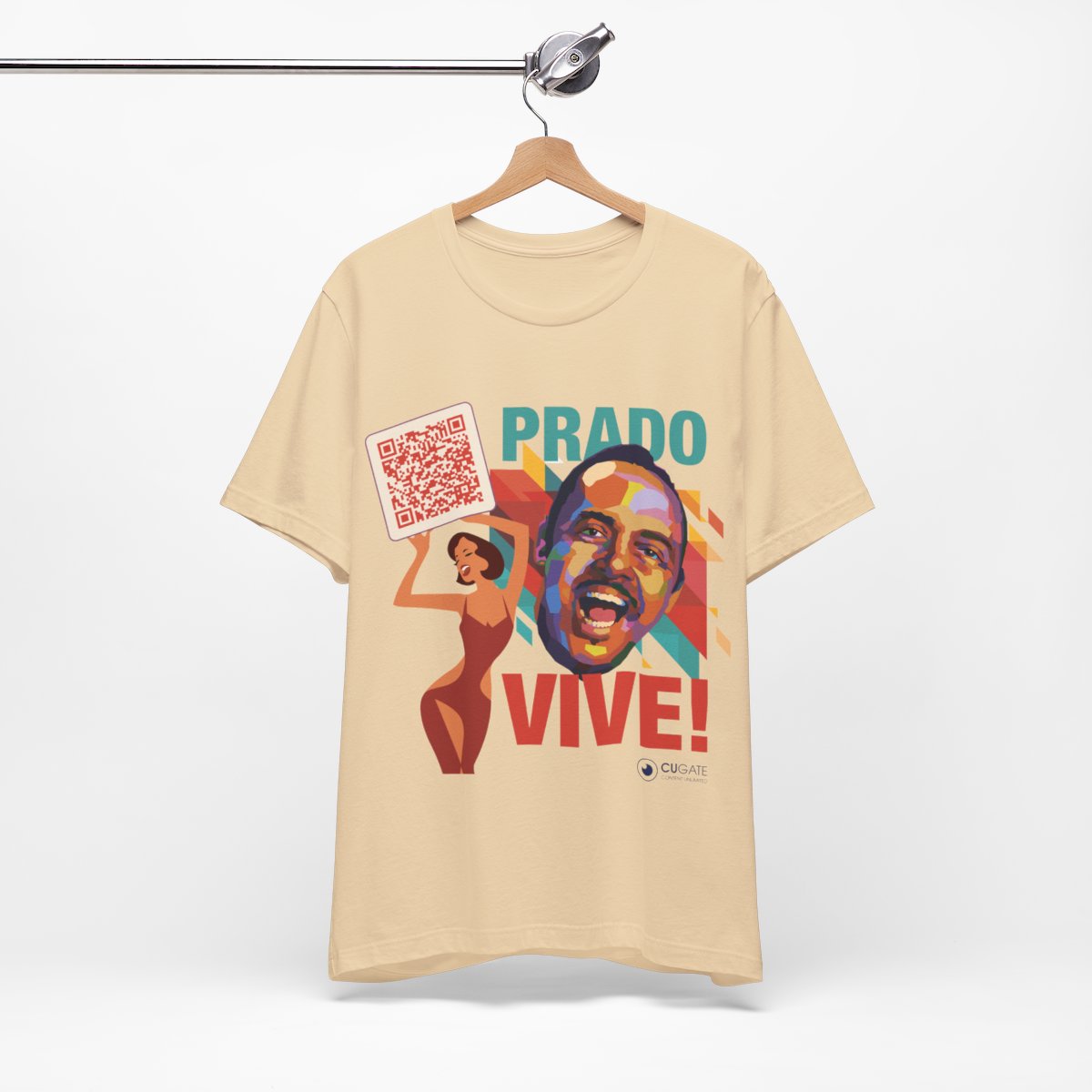 Mambo - Prado Vive T-Shirt, Mambo T-Shirt Latin Music T-Shirt (QR-Playlist Included)