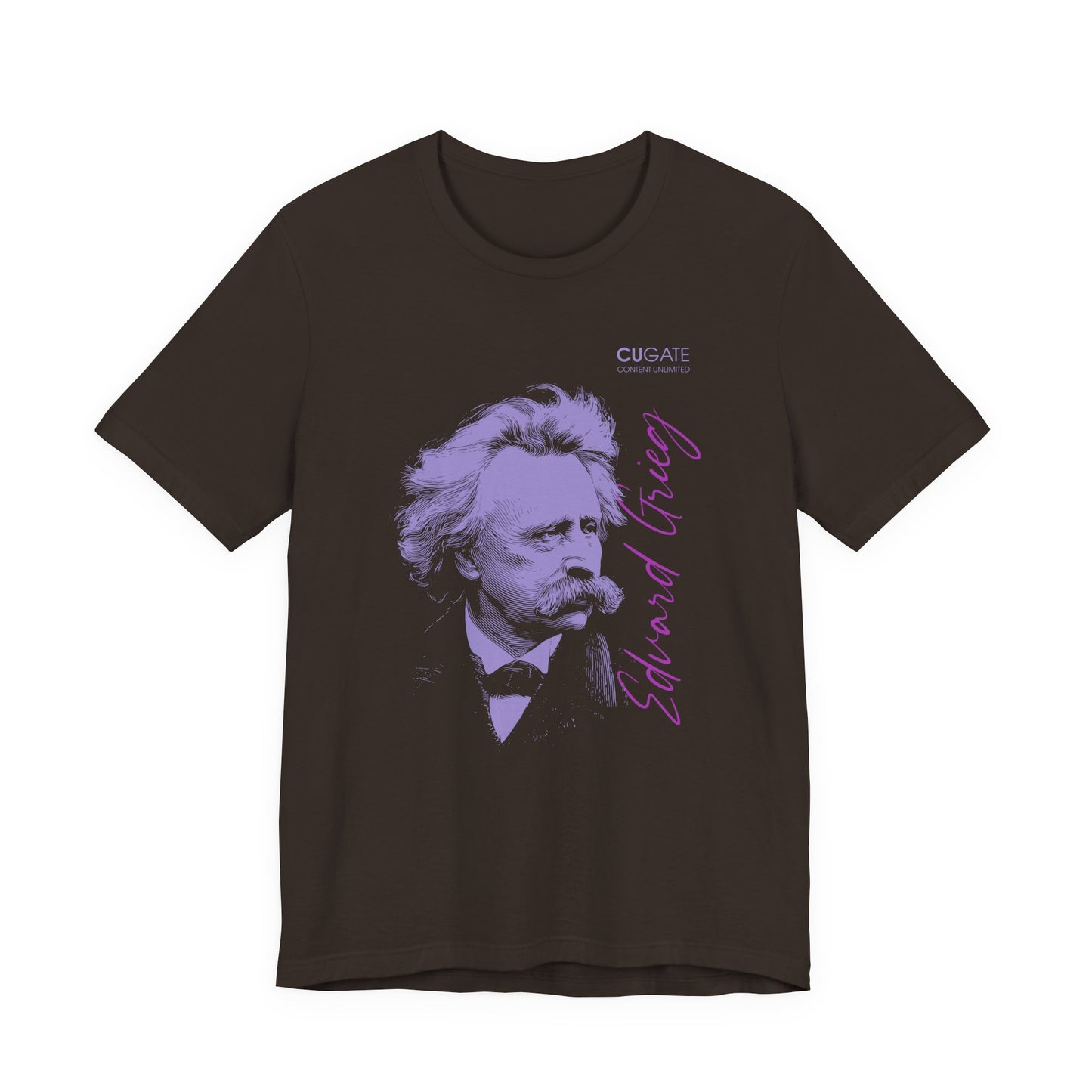 Grieg T-Shirt (Dark): Classical Music T-Shirt, Grieg Shirt, Music T-Shirt Gift, Norwegian Folk Music Tee, Scandinavian Classic Music Shirt