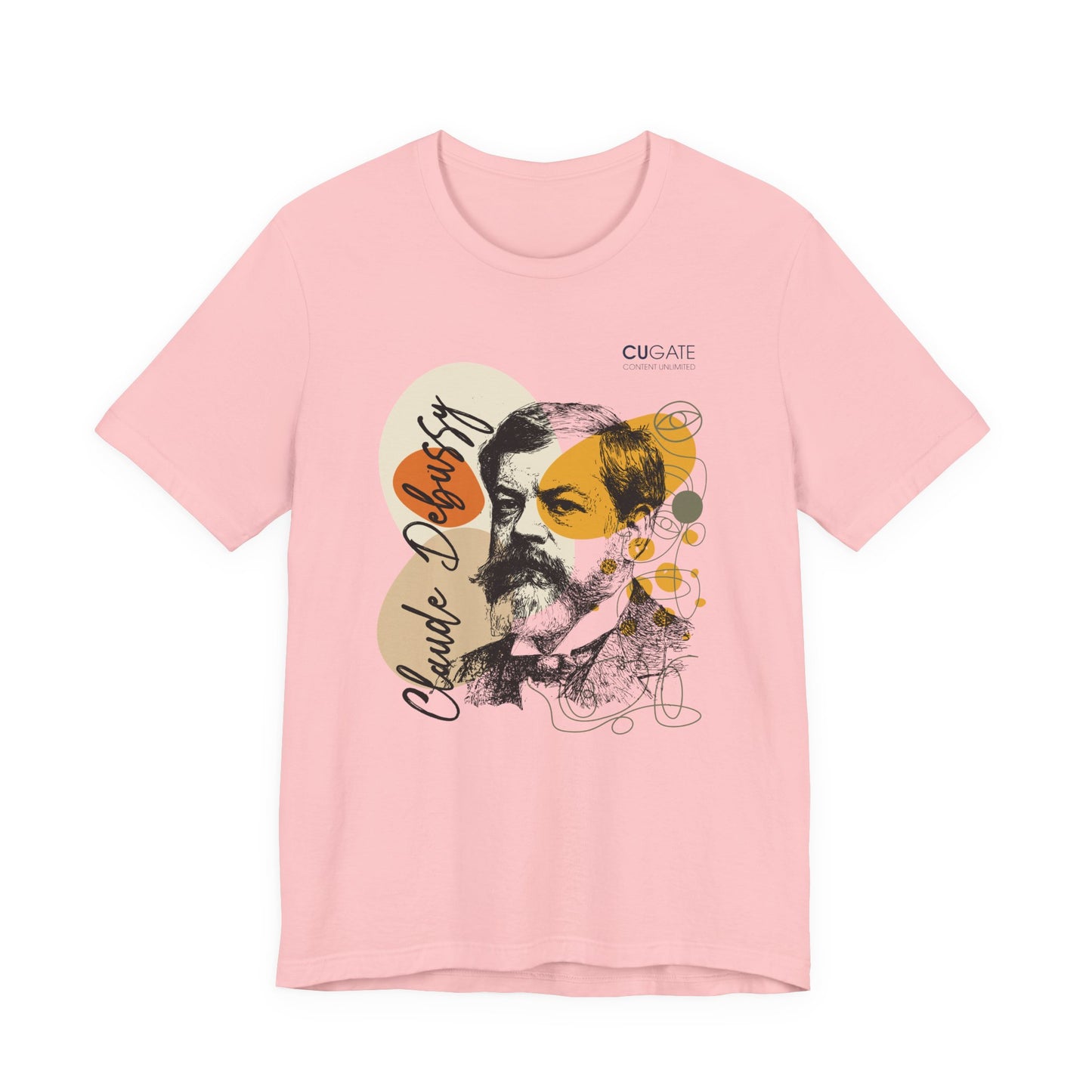 Debussy T-Shirt (Light): Classical Music T-Shirt, Debussy Shirt, Claude Debussy Gift, Debussy Tribute Tee