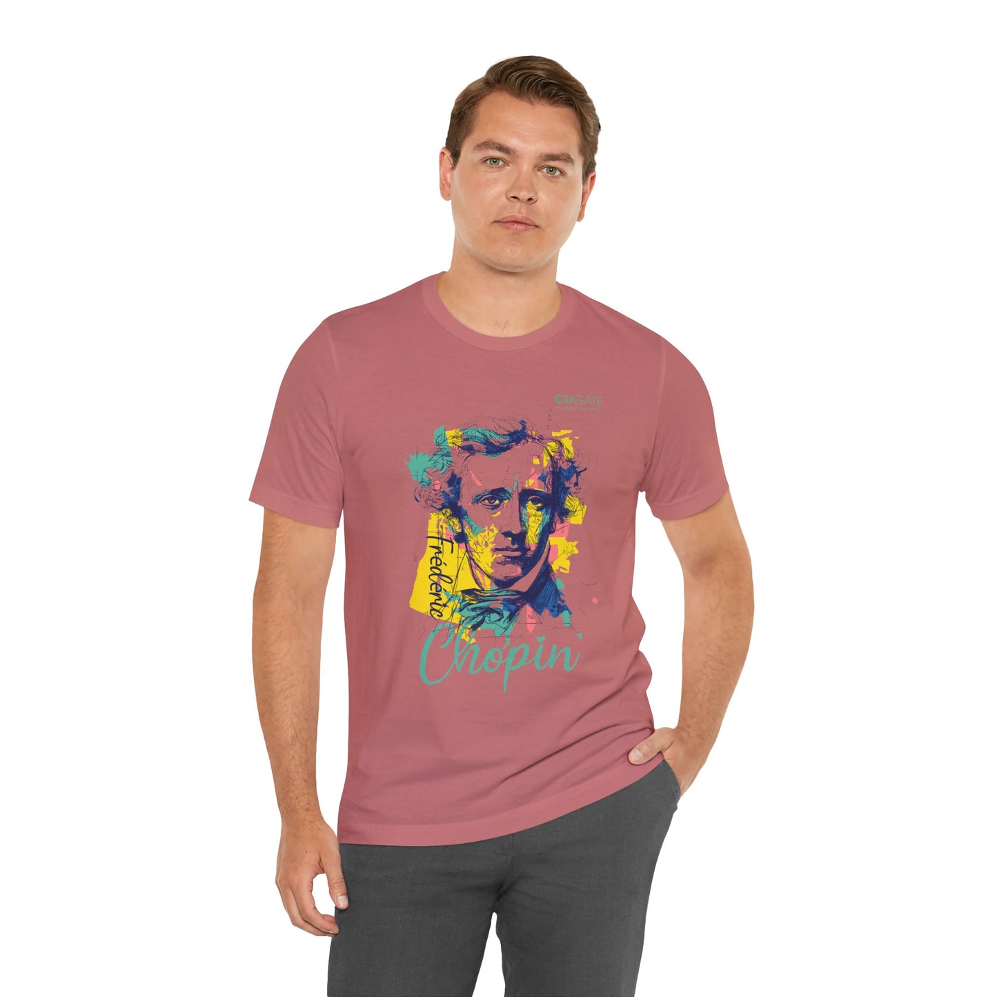 Chopin T-Shirt (Light): Classical Music T-Shirt, Chopin Shirt, Frédéric Chopin Gift