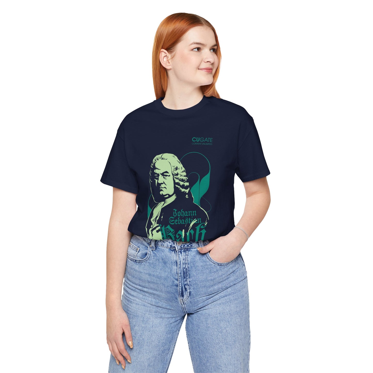 Bach T-Shirt (Dark): Classical Music T-Shirt, Bach Shirt, Johann Sebastian Bach Gift