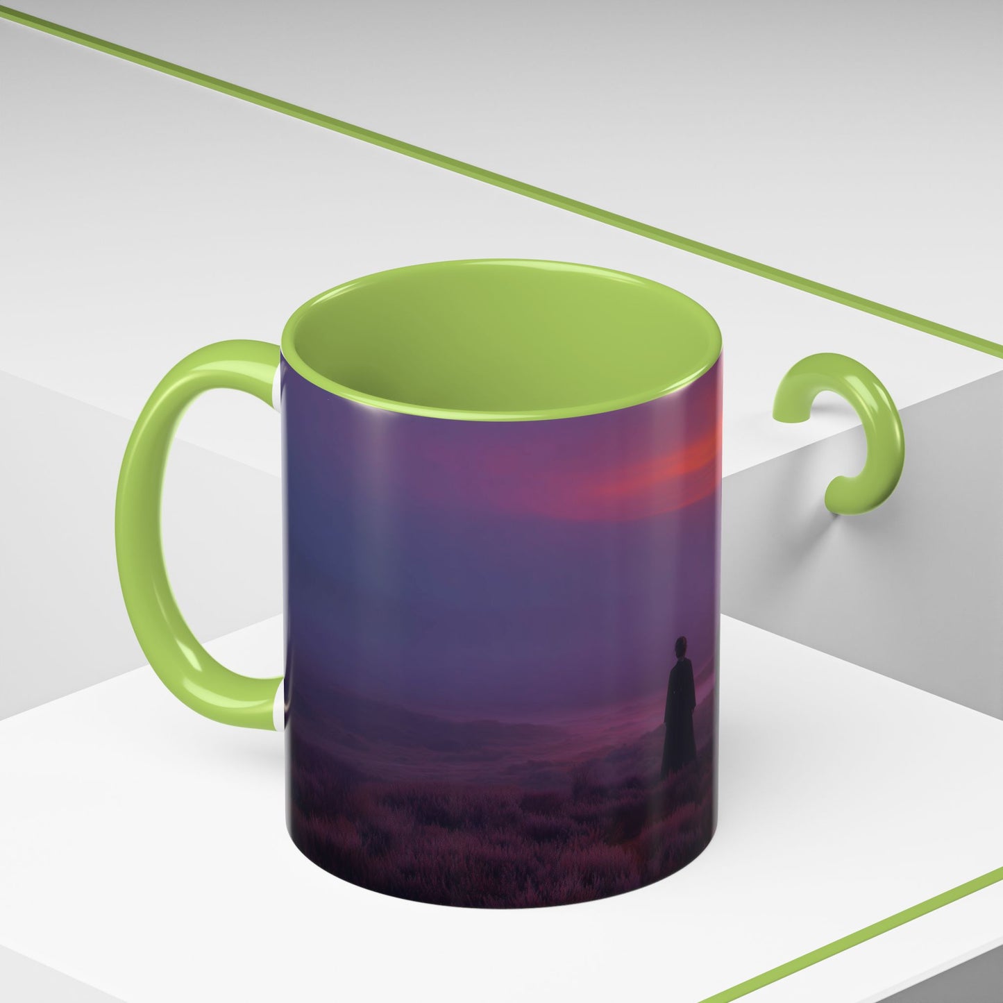 Classical Sunset Mug (EU) - Sundown Mug, Nightfall Mug, Evening Mug, Landscape Art Mug, Sunset Mug