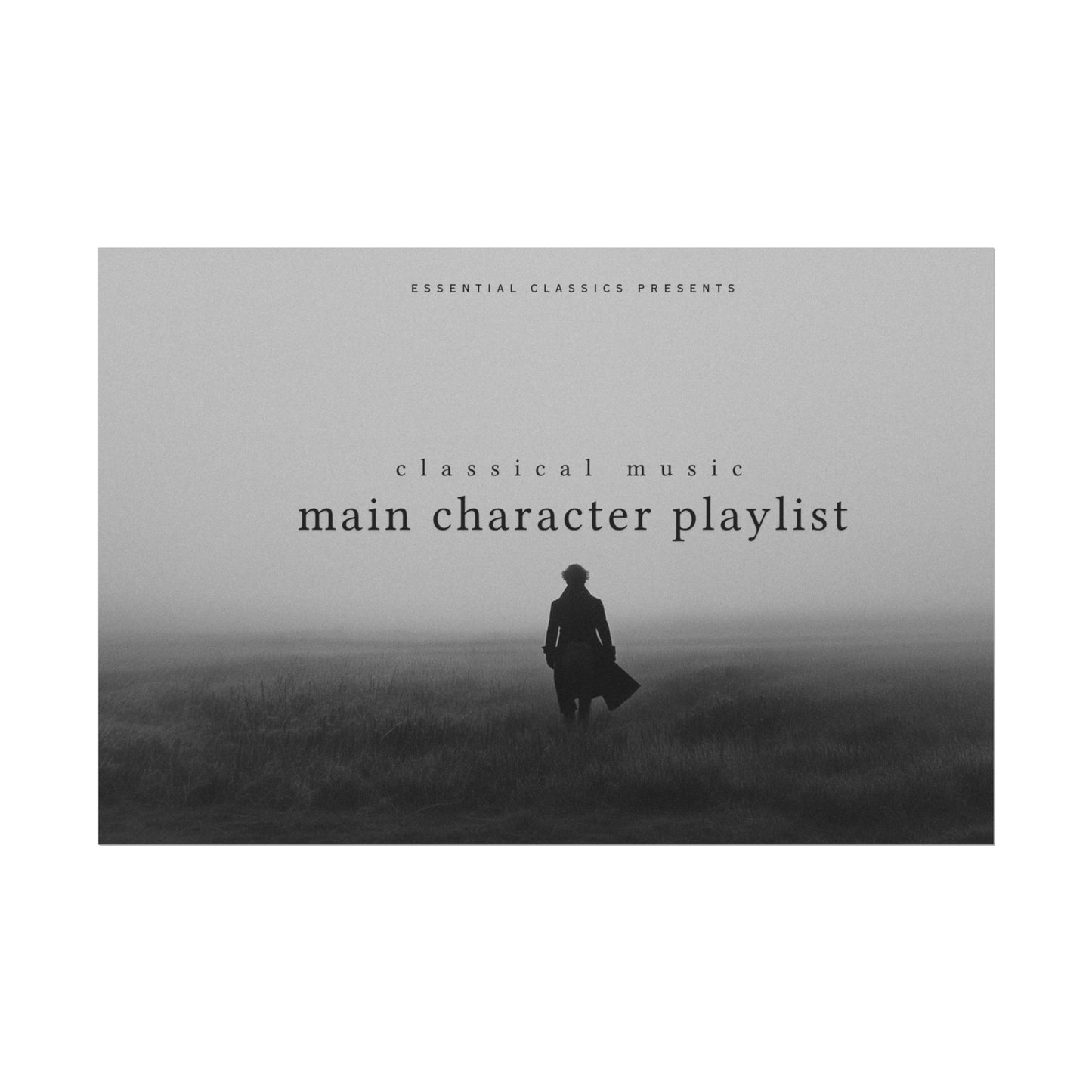 Main Character Energy Poster - Classical Music Wall Art, Epic Movie Poster