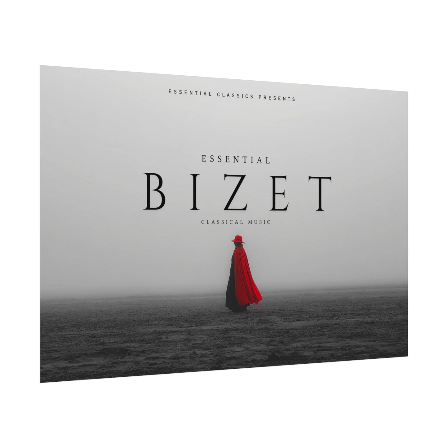 Essential Bizet - Cinematic Fire Print, Passion for Music Poster, Music Lovers Print, Dramatic Music Poster