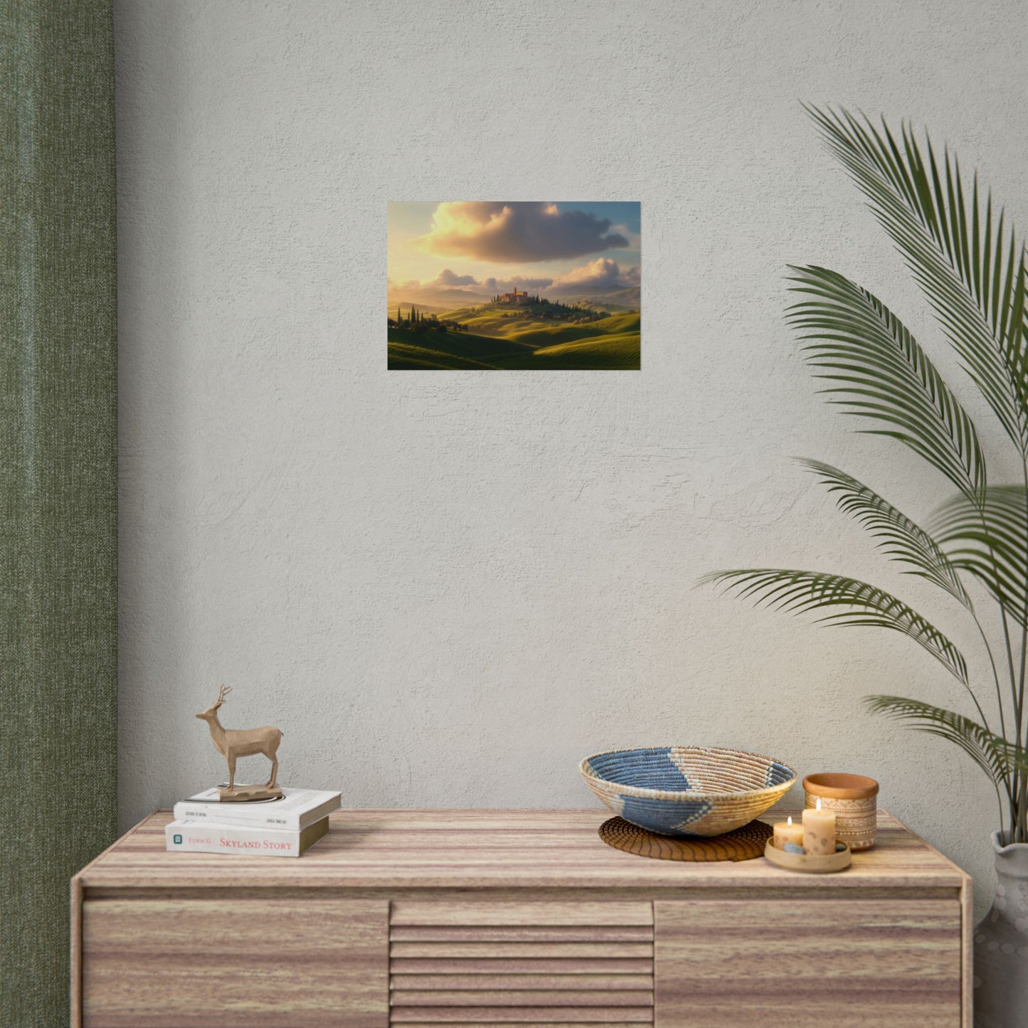 Without Words: Italian Classical Music - Dramatic Art Print, Italian Country Side Poster, Musical Heritage of Italy Poster