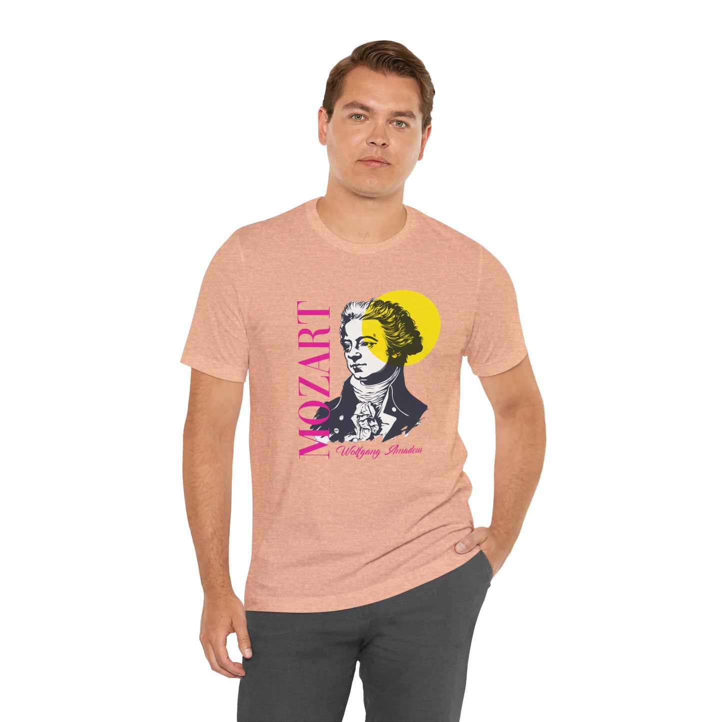 Mozart Sun T-Shirt: Classical Music T-Shirt, Mozart Shirt, Wolfgang Amadeus Mozart Gift, Mozart Tribute Tee