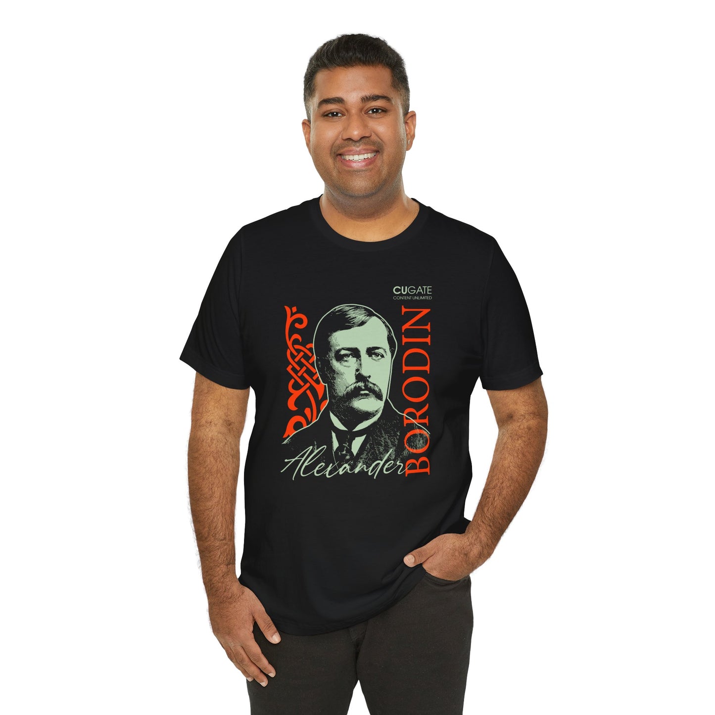 Borodin T-Shirt (Dark): Classical Music T-Shirt, Borodin Shirt, Alexander Borodin Gift