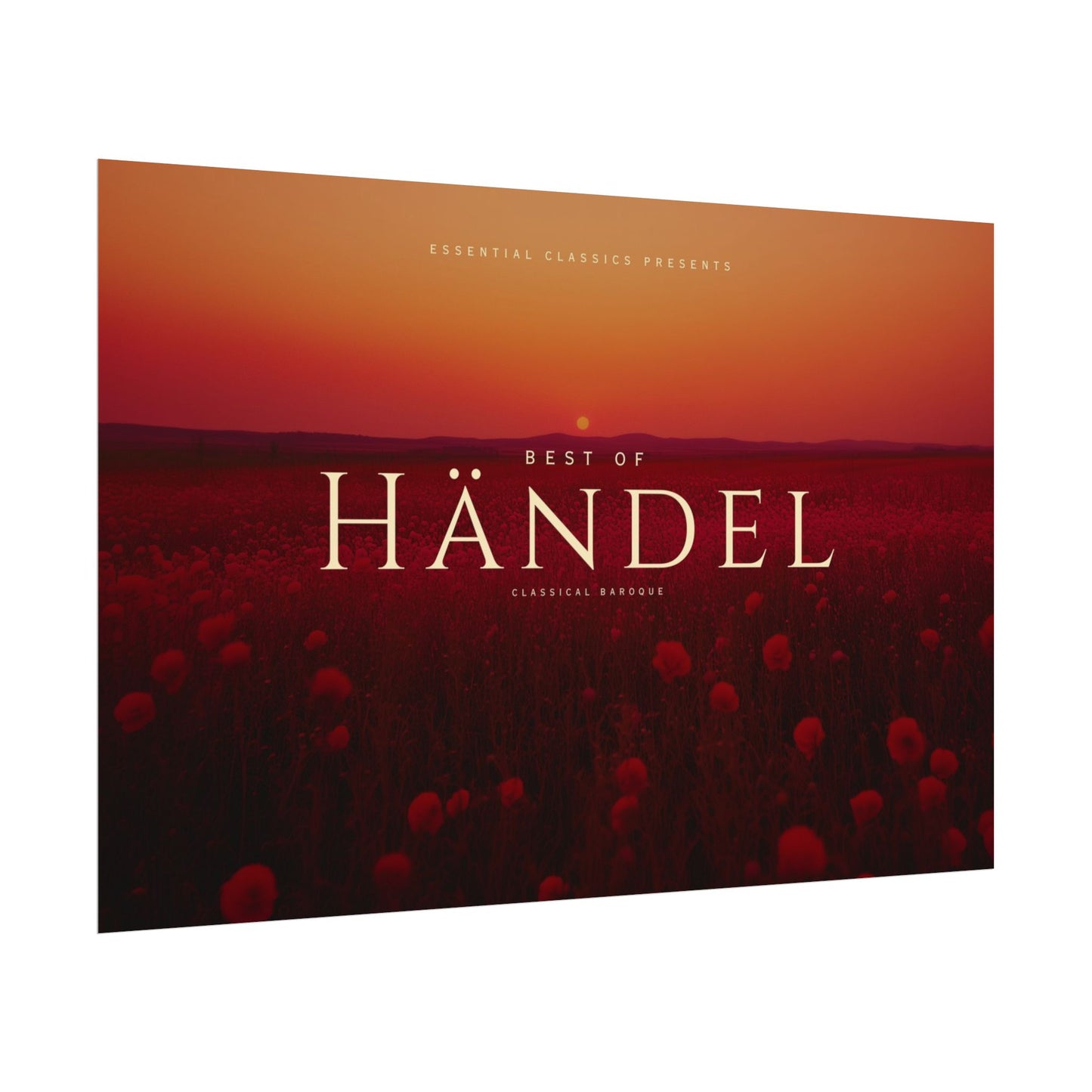 Best of Händel- Emotional Art Print, Music Lovers Art Poster, Music Room Poster
