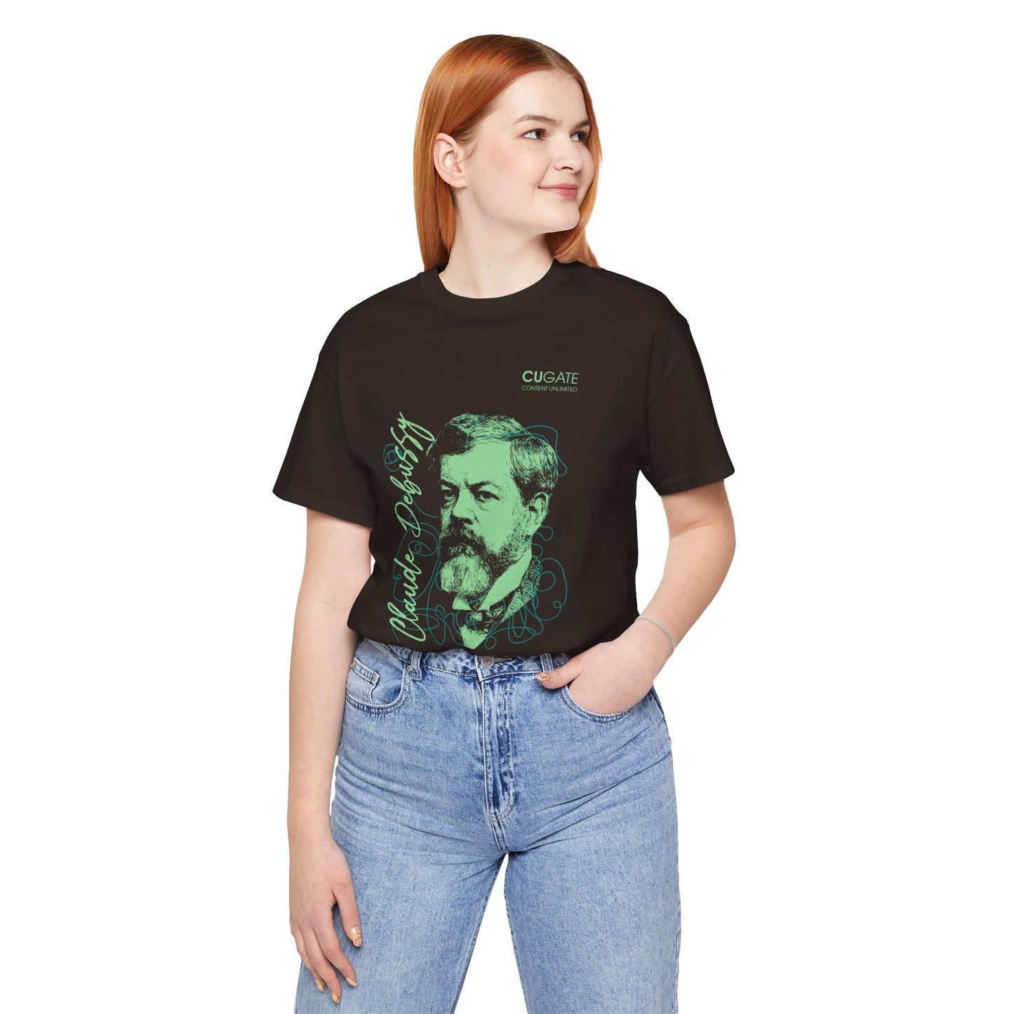 Debussy T-Shirt (Dark): Classical Music T-Shirt, Debussy Shirt, Claude Debussy Gift, Debussy Tribute Tee