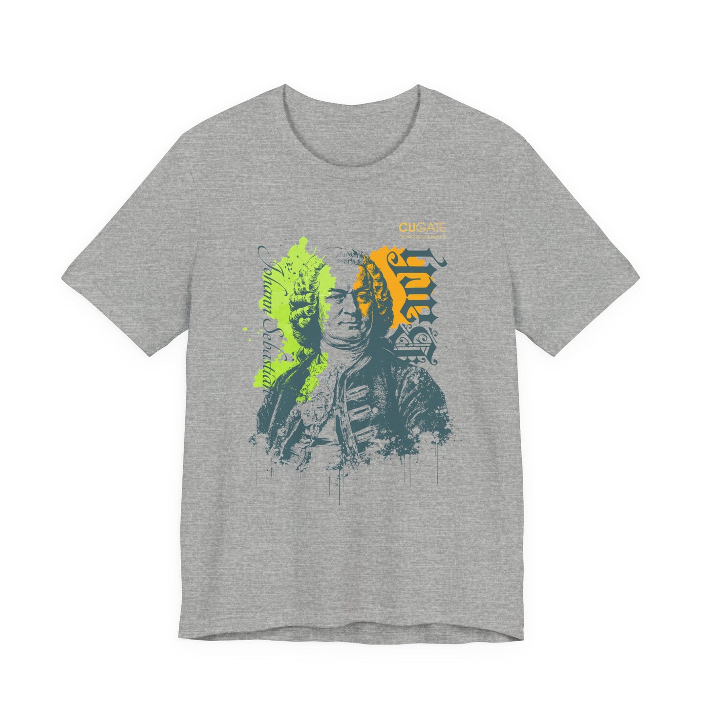 Bach T-Shirt (Light): Classical Music T-Shirt, Bach Shirt, Johann Sebastian Bach Gift