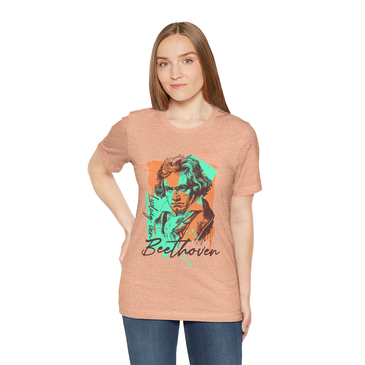 Beethoven T-Shirt (Light) : Classical Music T-Shirt, Beethoven Shirt, Ludwig van Beethoven Gift