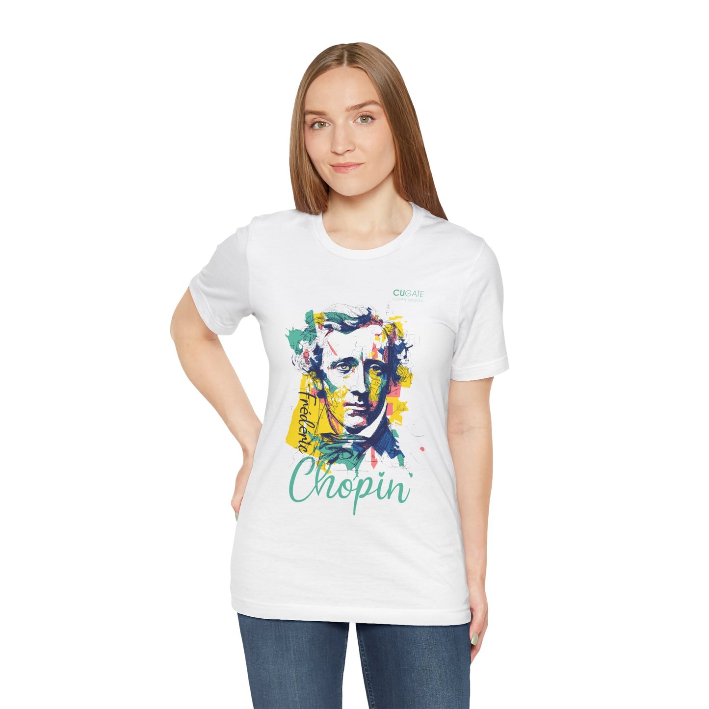Chopin T-Shirt (Light): Classical Music T-Shirt, Chopin Shirt, Frédéric Chopin Gift