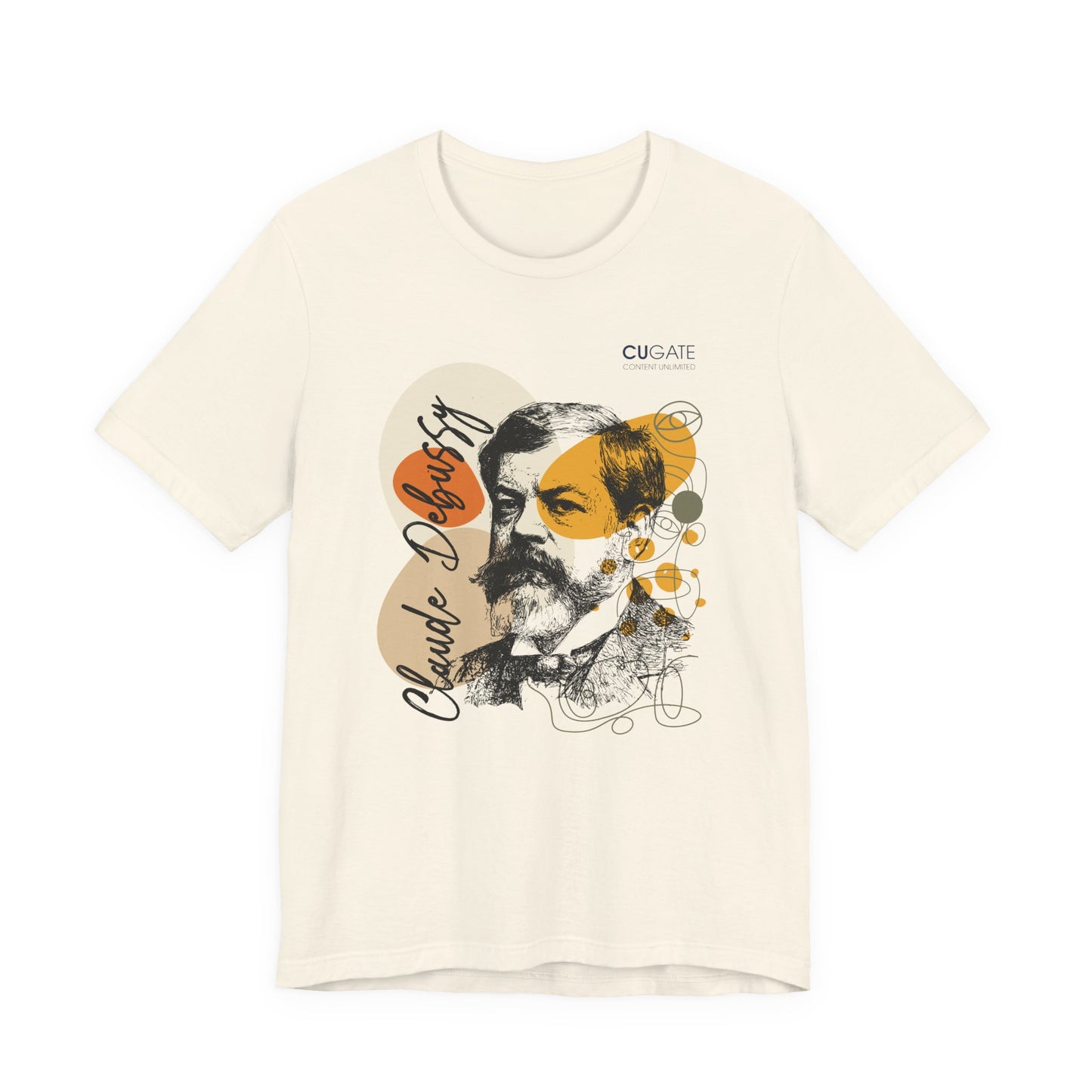 Debussy T-Shirt (Light): Classical Music T-Shirt, Debussy Shirt, Claude Debussy Gift, Debussy Tribute Tee