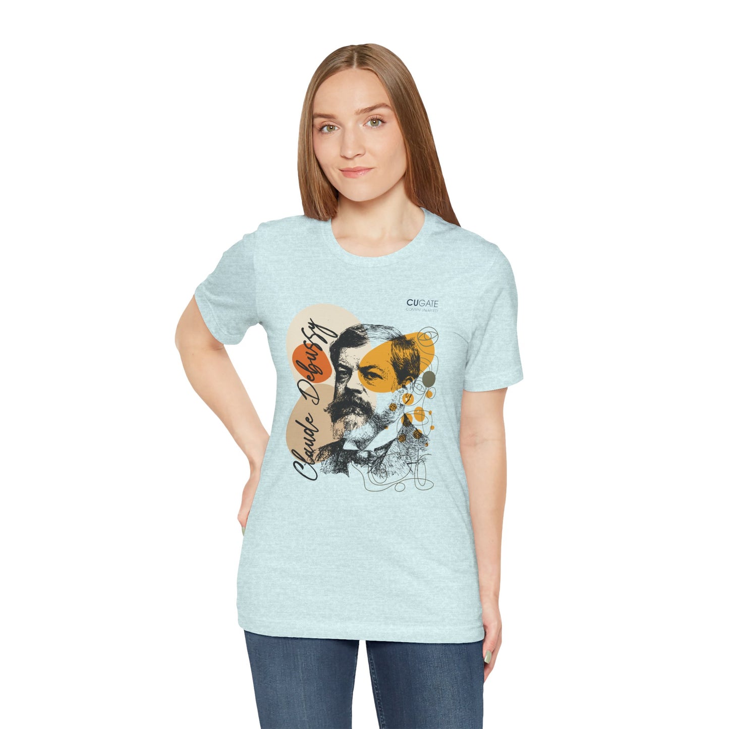 Debussy T-Shirt (Light): Classical Music T-Shirt, Debussy Shirt, Claude Debussy Gift, Debussy Tribute Tee