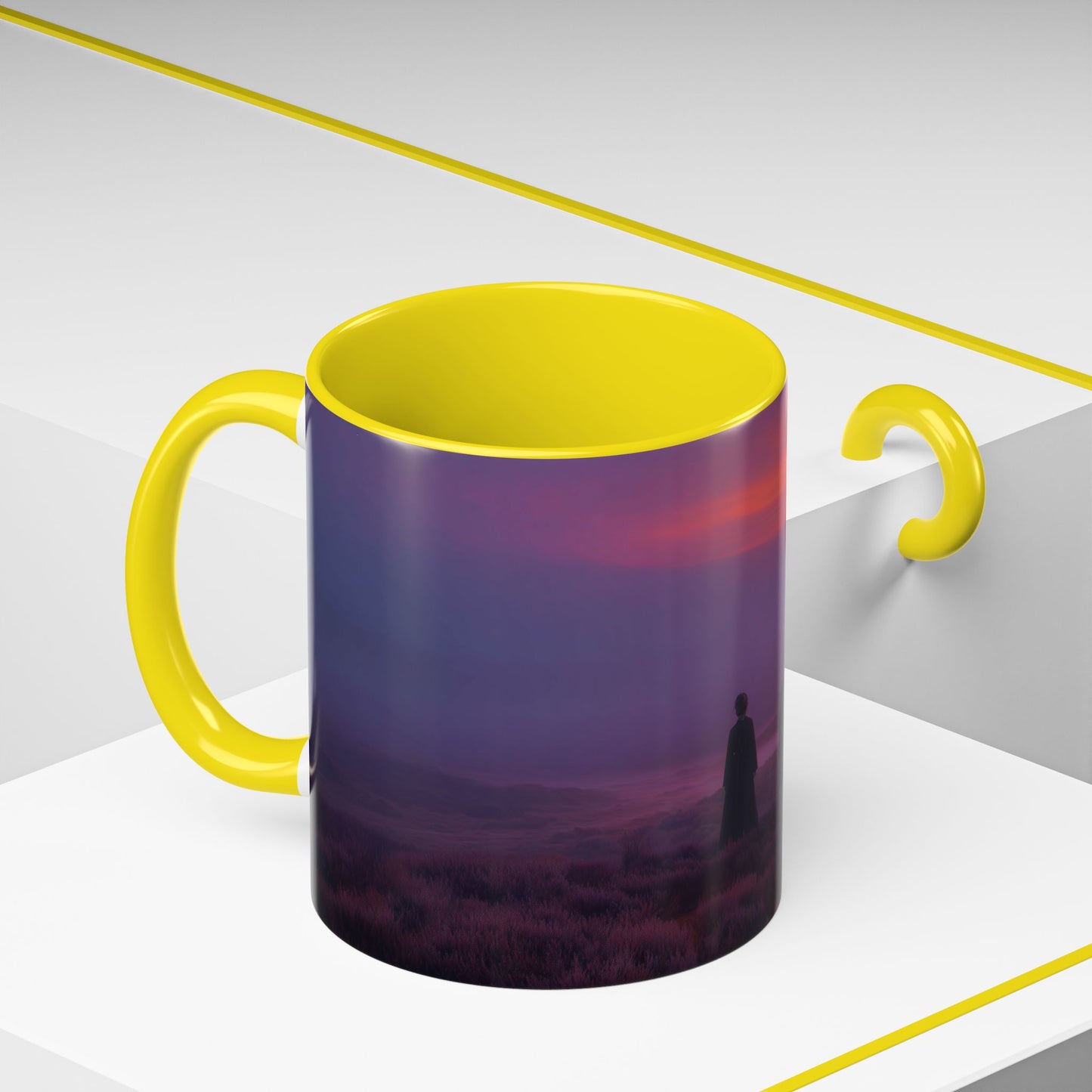Classical Sunset Mug (EU) - Sundown Mug, Nightfall Mug, Evening Mug, Landscape Art Mug, Sunset Mug