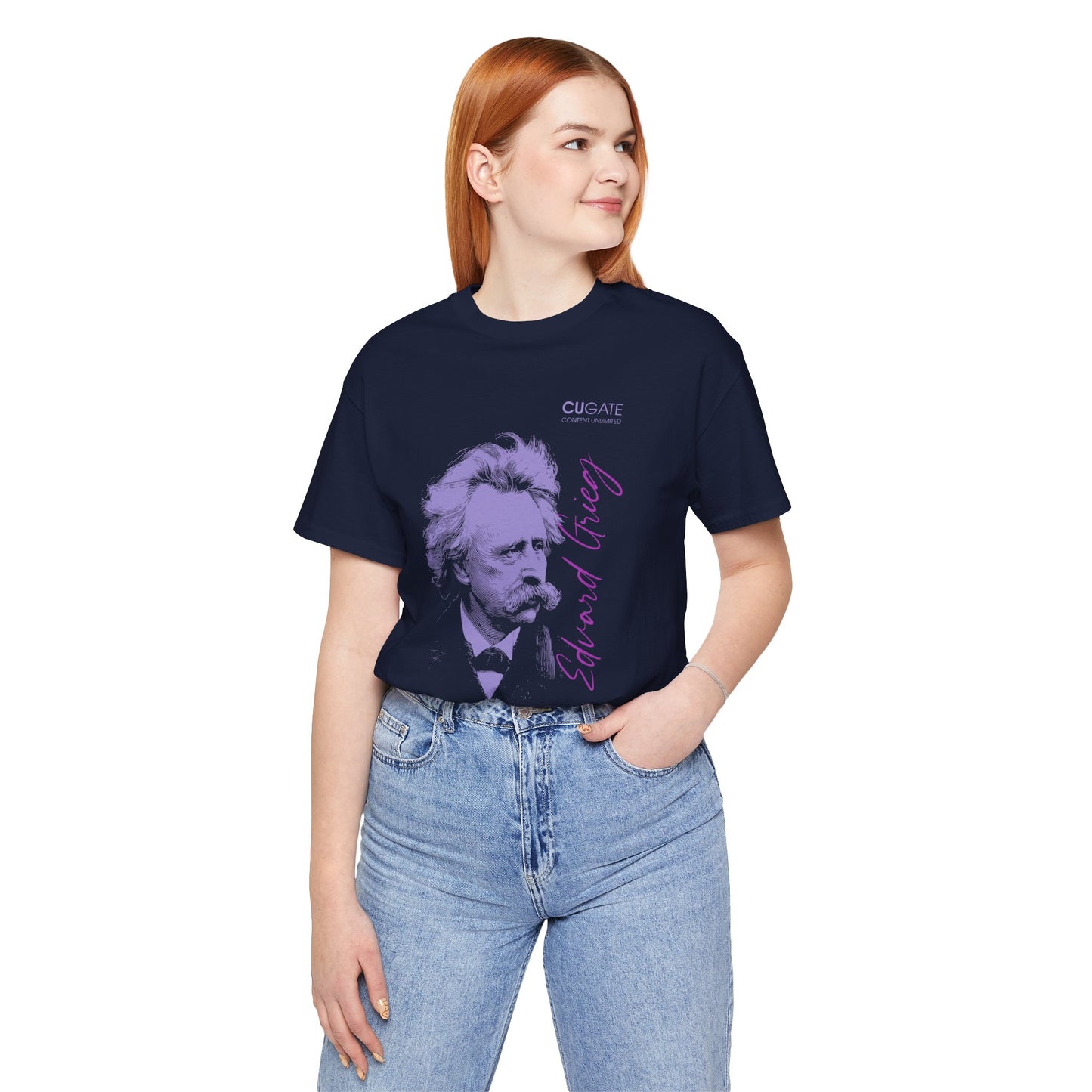 Grieg T-Shirt (Dark): Classical Music T-Shirt, Grieg Shirt, Music T-Shirt Gift, Norwegian Folk Music Tee, Scandinavian Classic Music Shirt