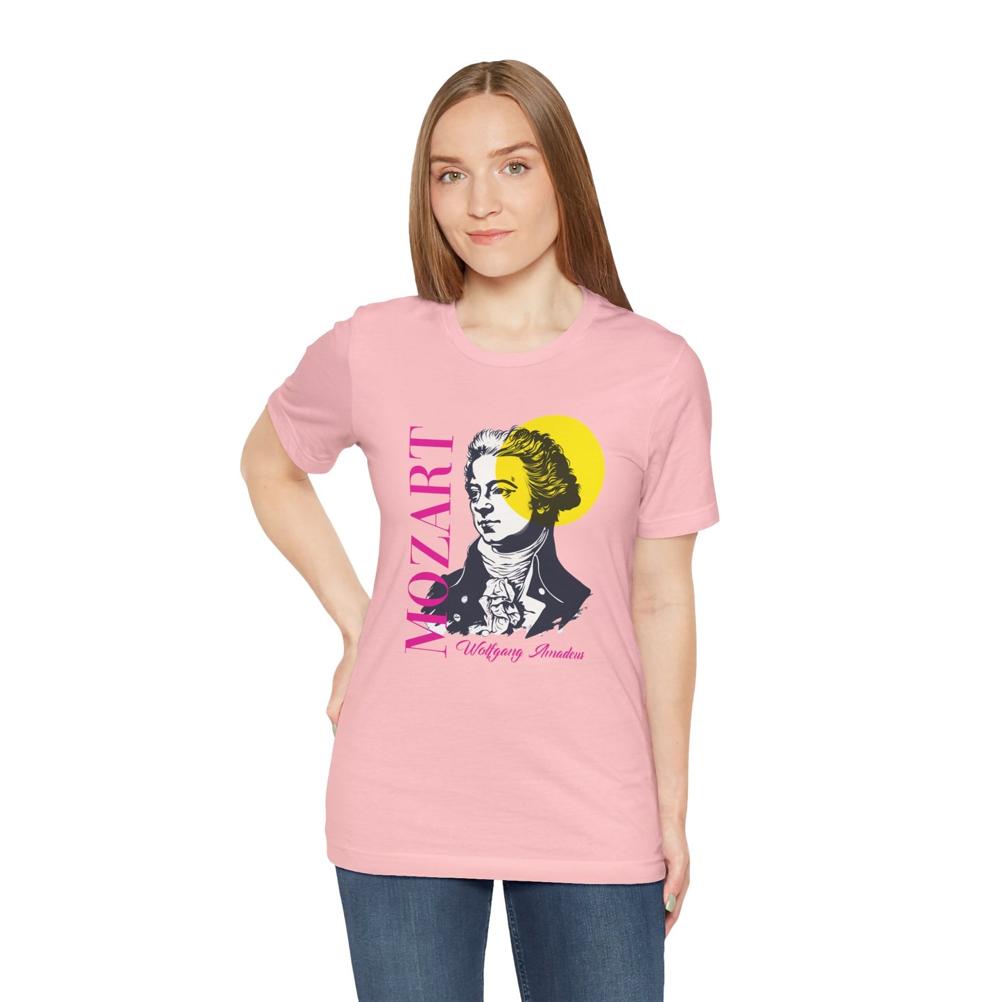 Mozart Sun T-Shirt: Classical Music T-Shirt, Mozart Shirt, Wolfgang Amadeus Mozart Gift, Mozart Tribute Tee