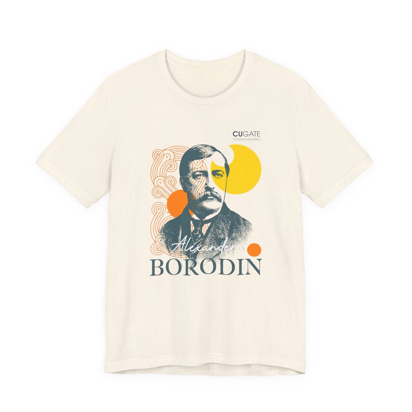 Borodin T-Shirt (Light): Classical Music T-Shirt, Borodin Shirt, Alexander Borodin Gift